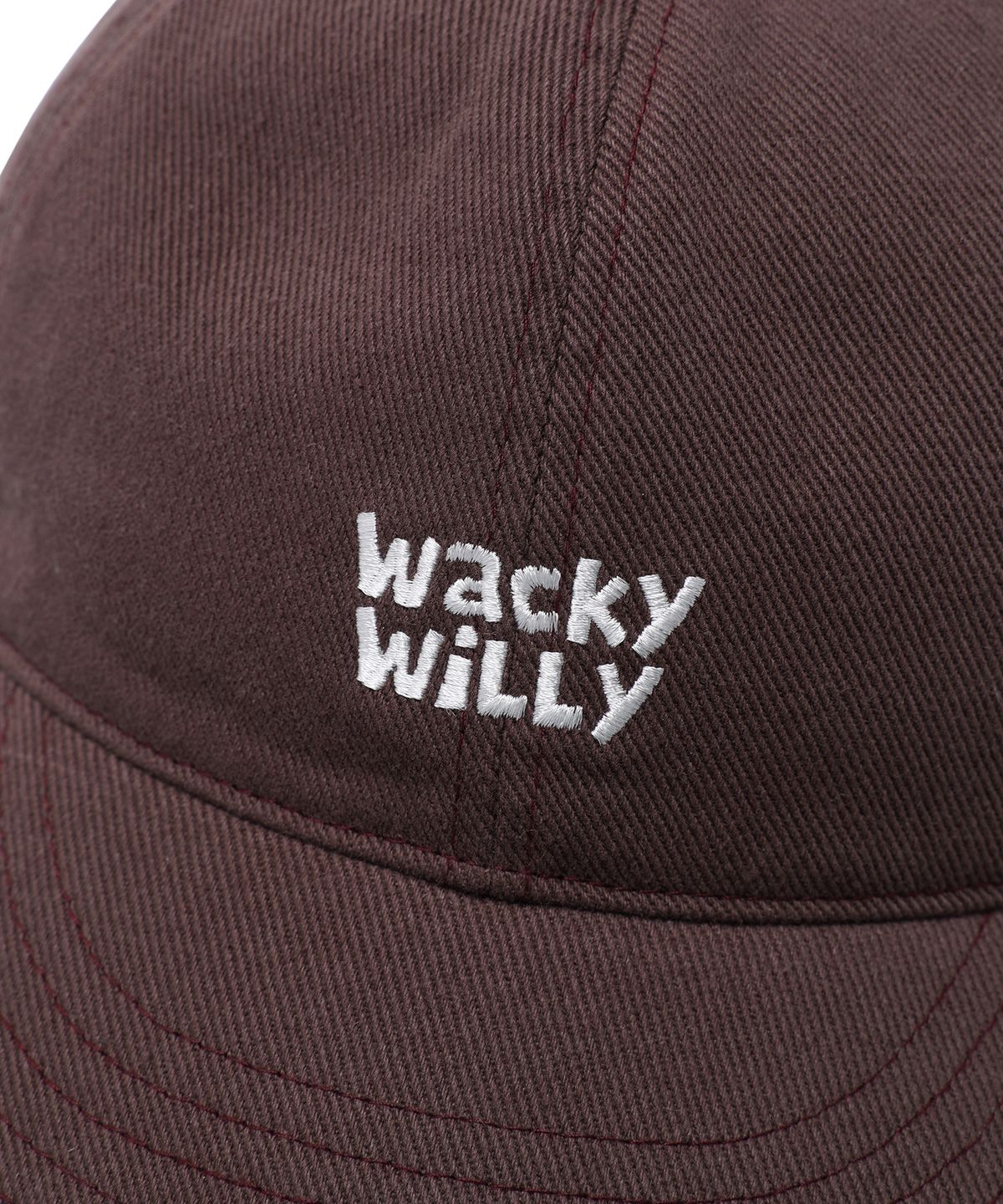 와키윌리(WACKY WILLY) 스트링 포인트 소프트핏 볼캡 브라운