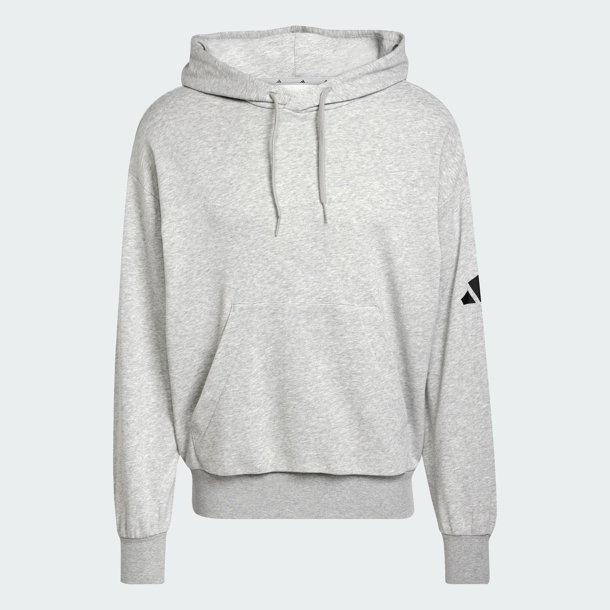 아디다스(ADIDAS) 에센셜 루즈 핏 3바 로고 프렌치 테리 후디 JF3591