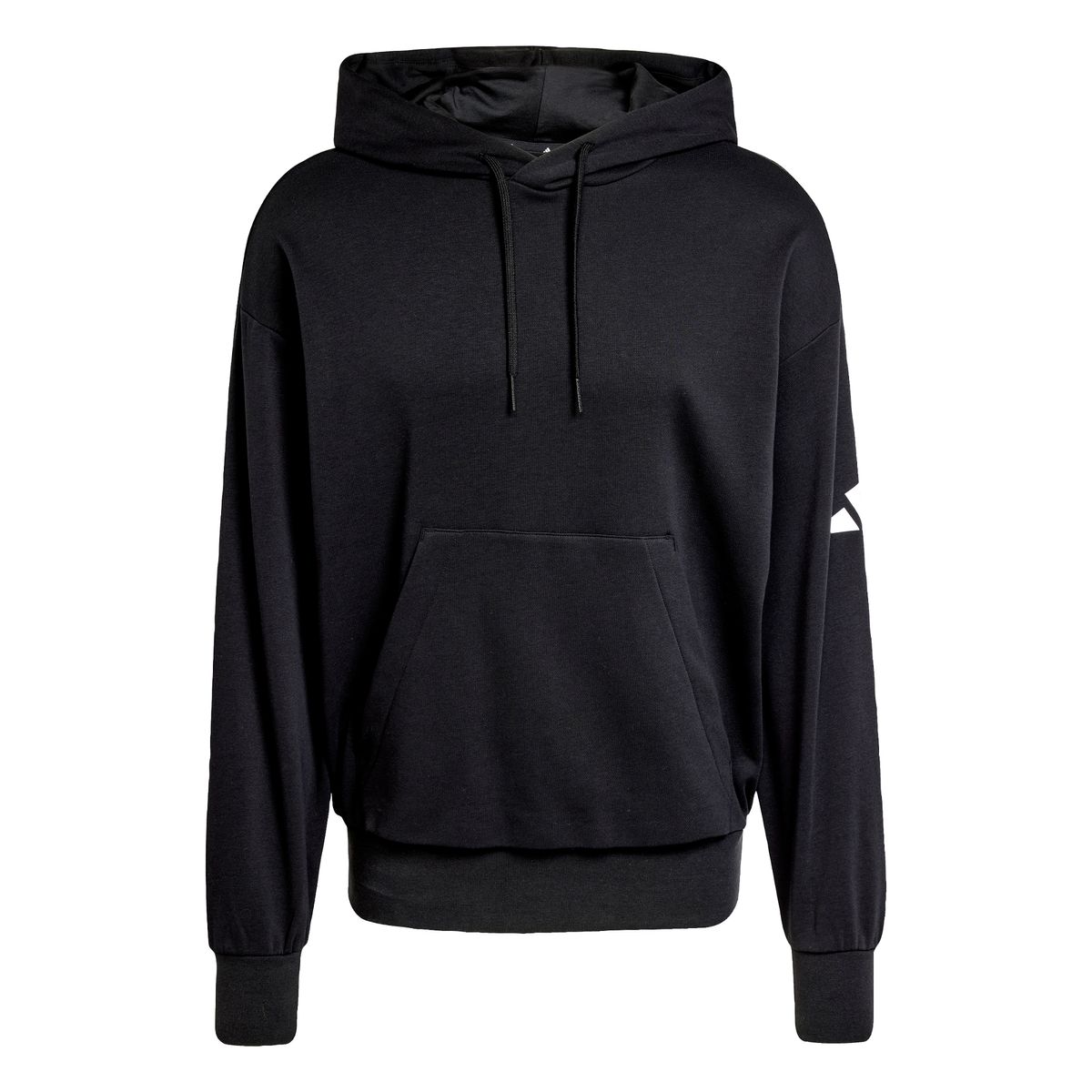 아디다스(ADIDAS) 에센셜 루즈 핏 3바 로고 프렌치 테리 후디 JF3587