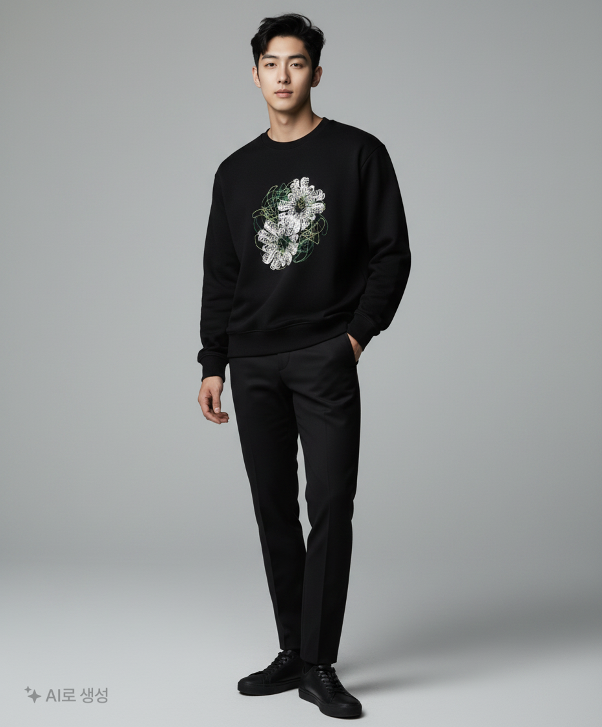 메종미네드(MAISON MINED) VINE FLO MTM BLACK M