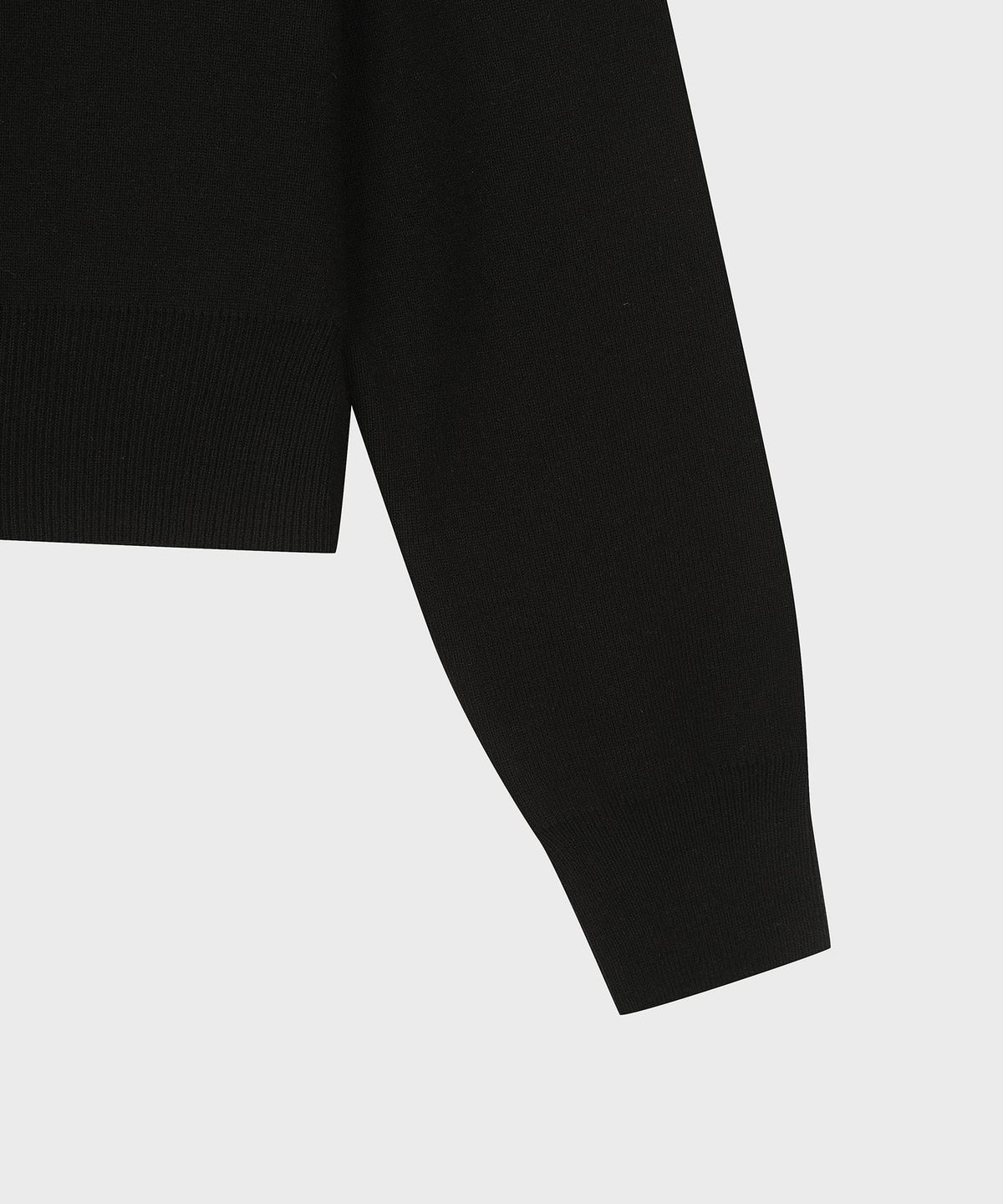 세르지오 타키니(SERGIO TACCHINI) W 카라 스웨터 집업 (Black)