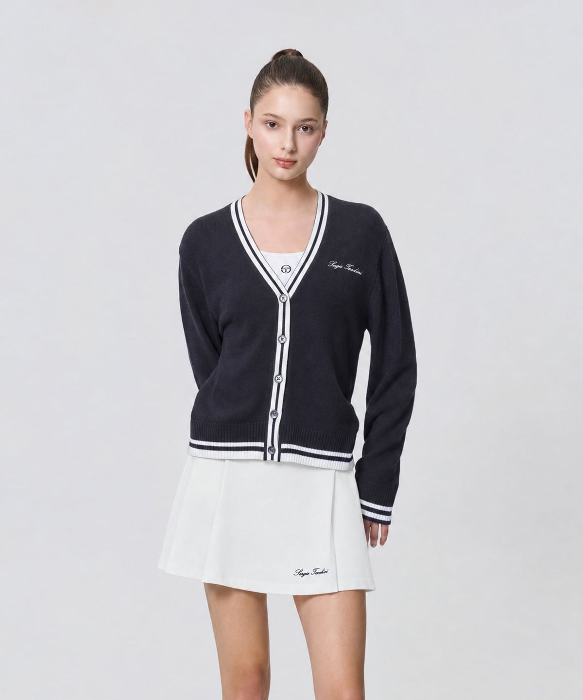 세르지오 타키니(SERGIO TACCHINI) W 타키니 60th 가디건 (Navy)