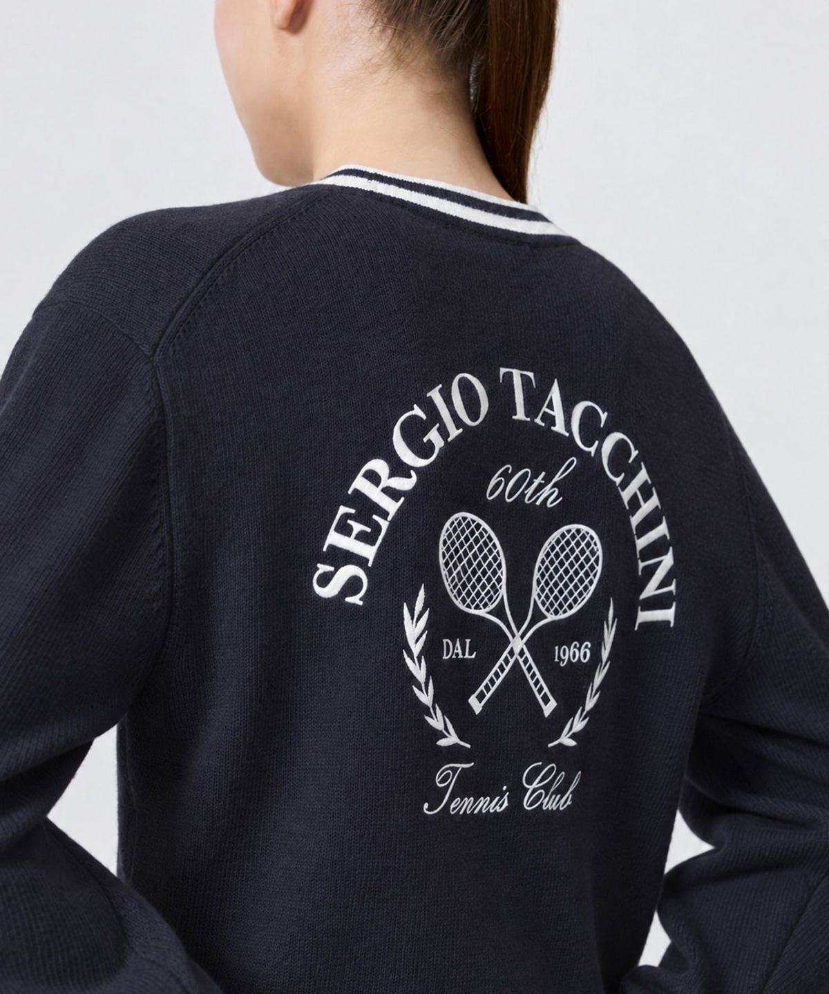 세르지오 타키니(SERGIO TACCHINI) W 타키니 60th 가디건 (Navy)