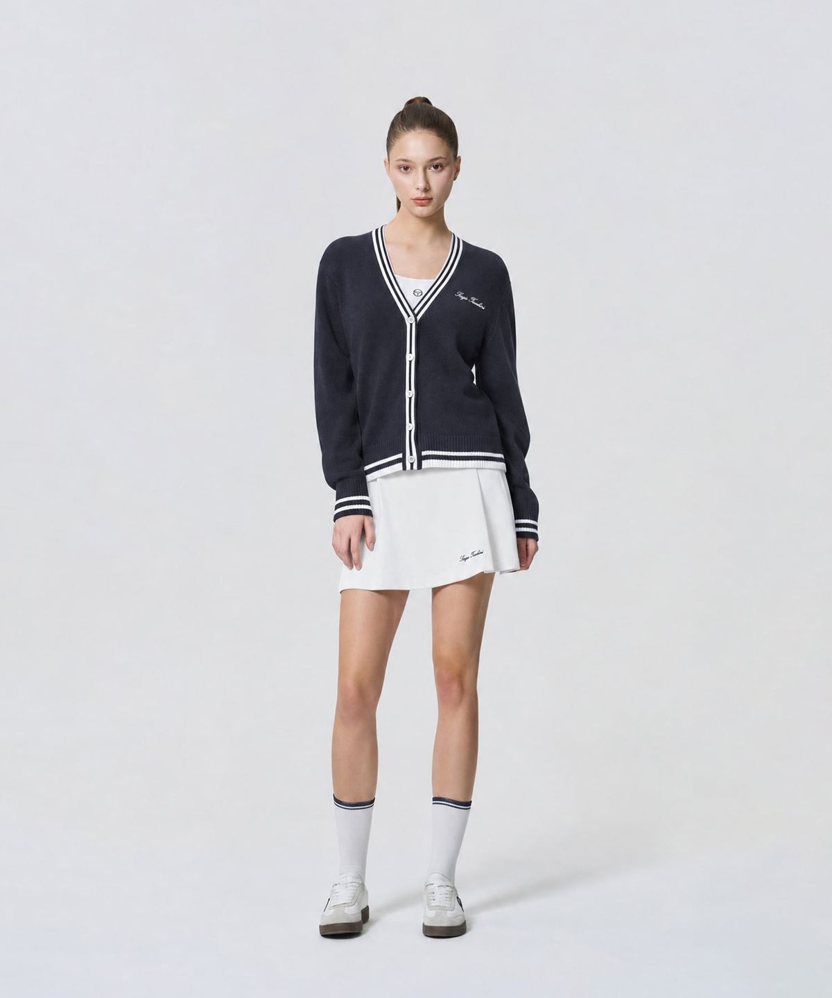 세르지오 타키니(SERGIO TACCHINI) W 타키니 60th 가디건 (Navy)