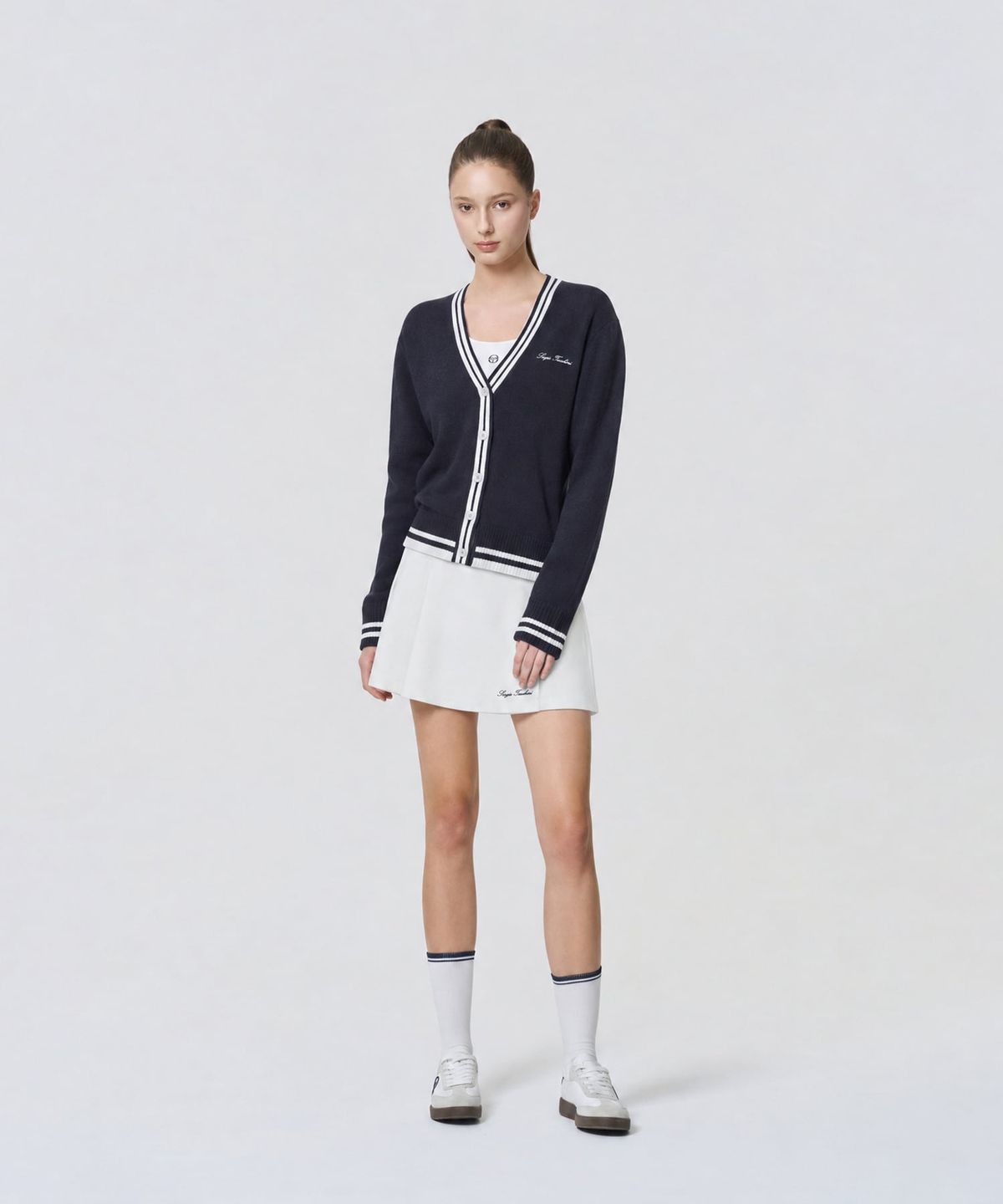 세르지오 타키니(SERGIO TACCHINI) W 타키니 60th 가디건 (Navy)