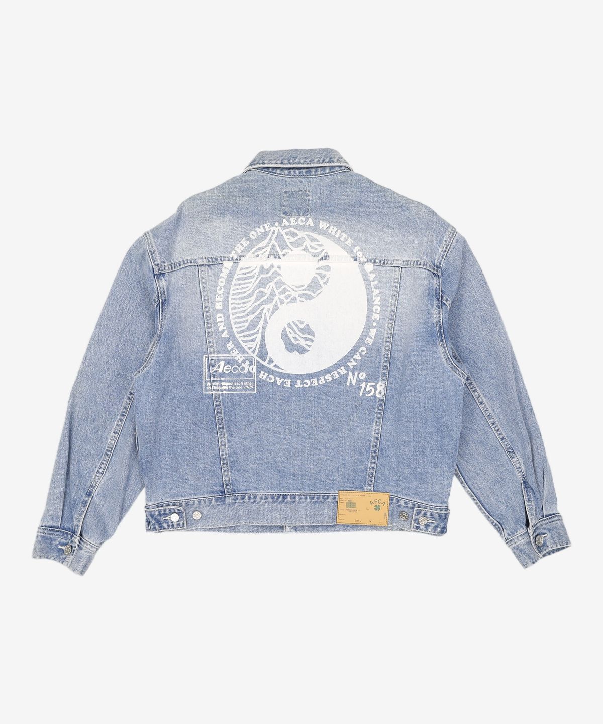 에이카화이트(AECA) DAY AND NIGHT TRUCKER JACKET-BLUE M
