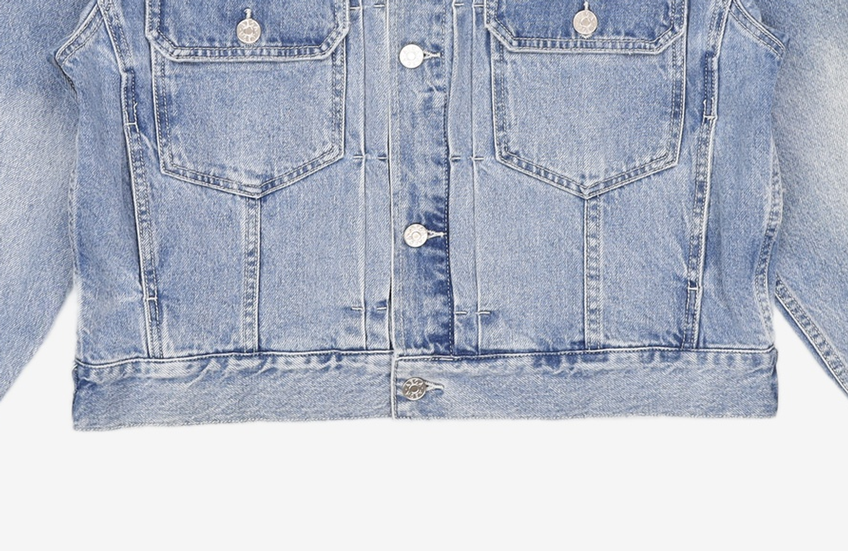 에이카화이트(AECA) DAY AND NIGHT TRUCKER JACKET-BLUE M