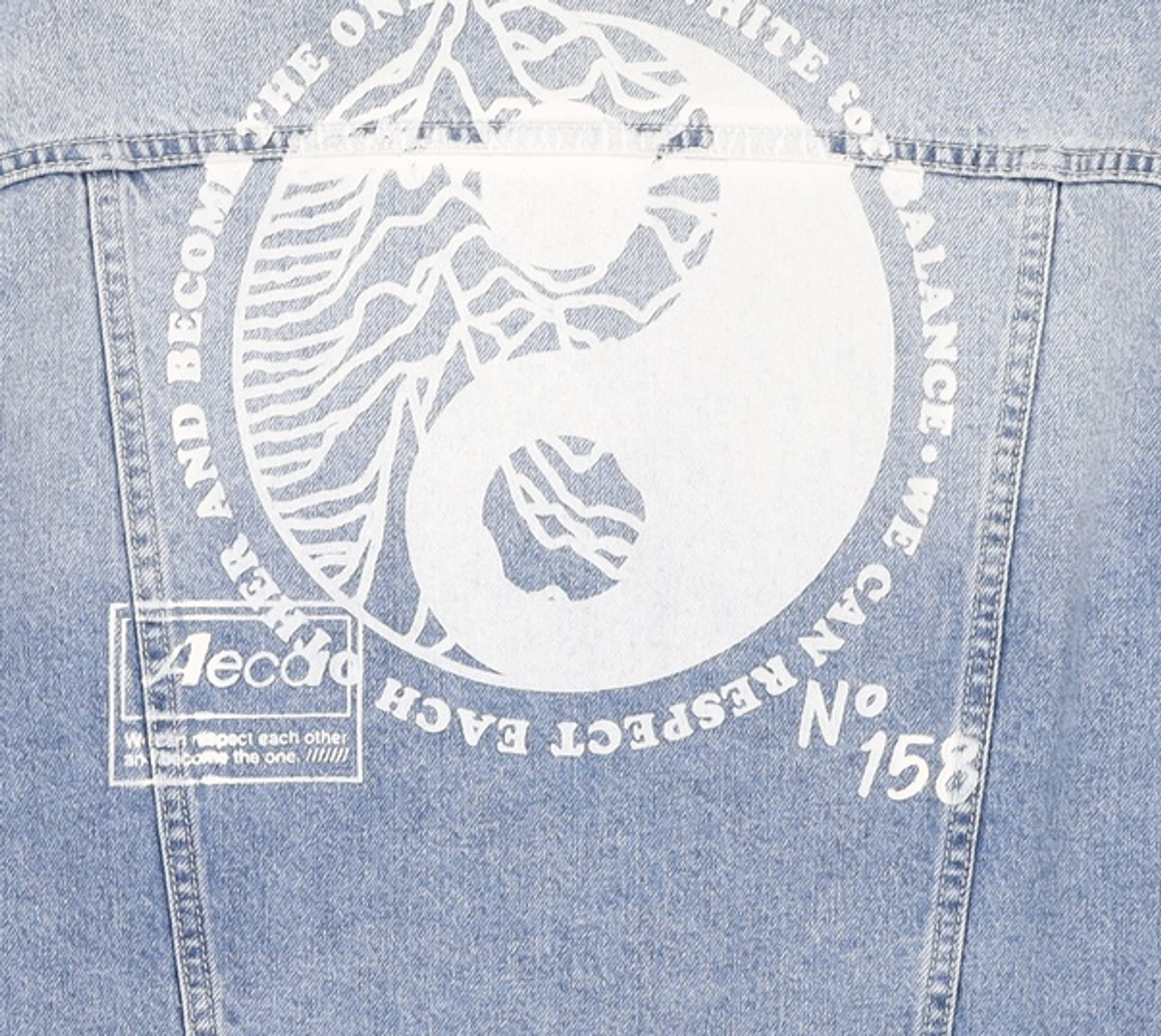 에이카화이트(AECA) DAY AND NIGHT TRUCKER JACKET-BLUE M