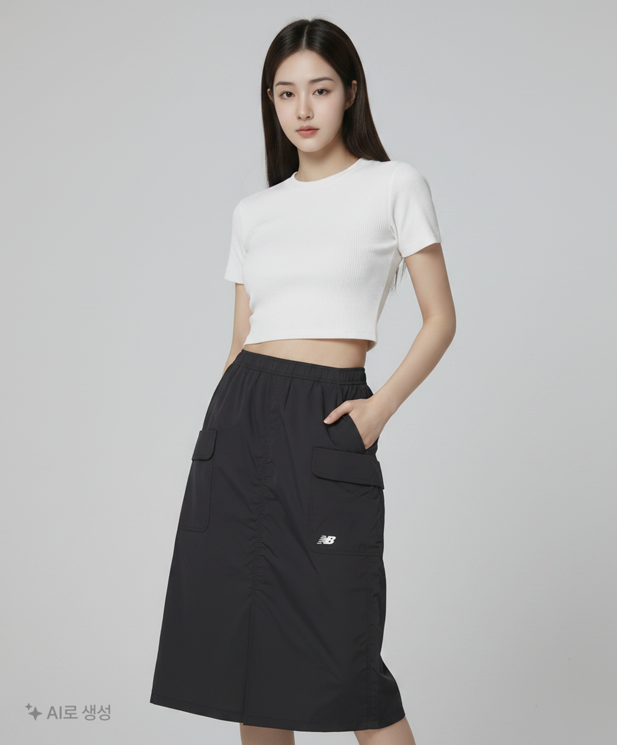 뉴발란스(NEW BALANCE) 미디스커트 S