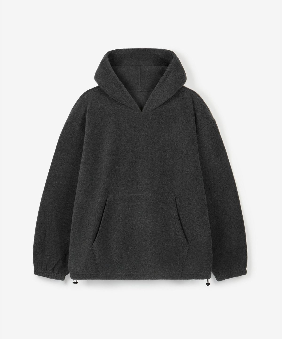 티엔지티 우먼(TNGT WOMAN) W Oversized Fleece Hooded Sweatshirt (Dark Grey) TNTS6F101CG