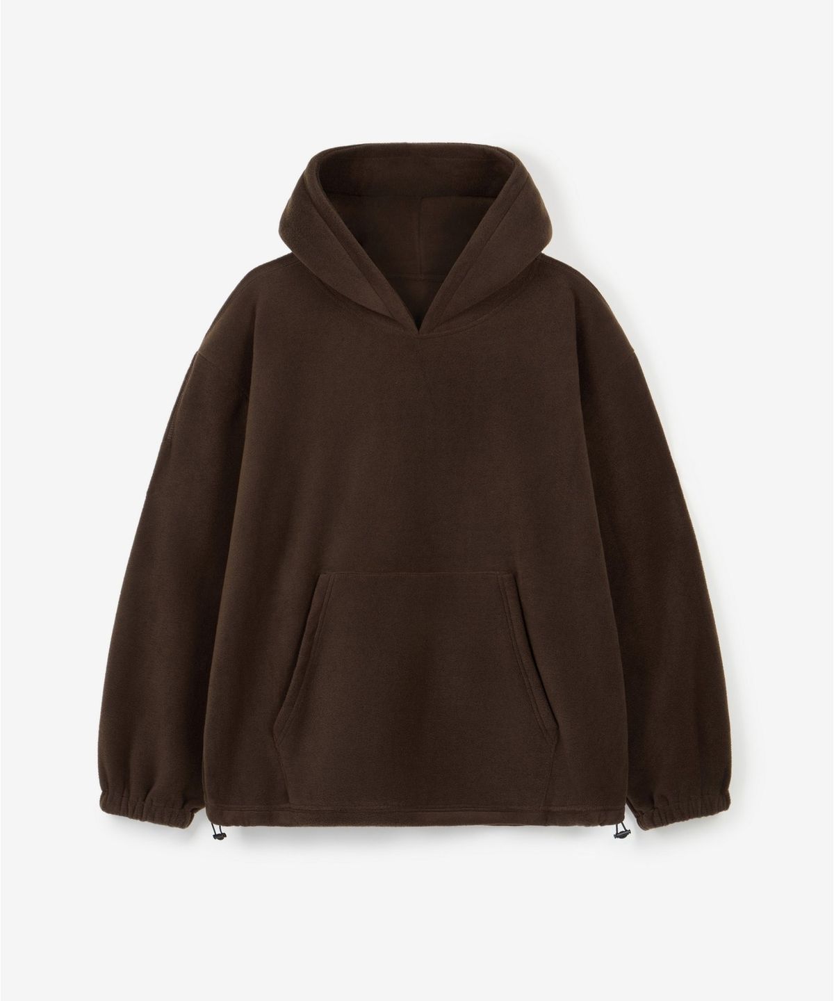 티엔지티 우먼(TNGT WOMAN) W Oversized Fleece Hooded Sweatshirt (Brown) TNTS6F101W2