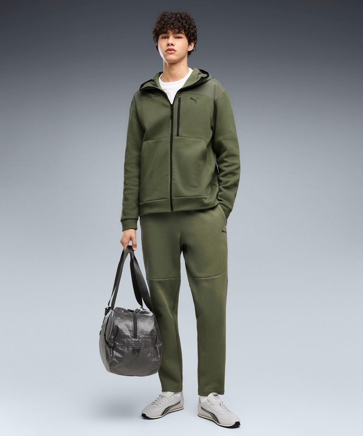 푸마(PUMA) 테크 슬림 풀집 팬츠 PUMATECH op DK Knitted Pants (69610286)