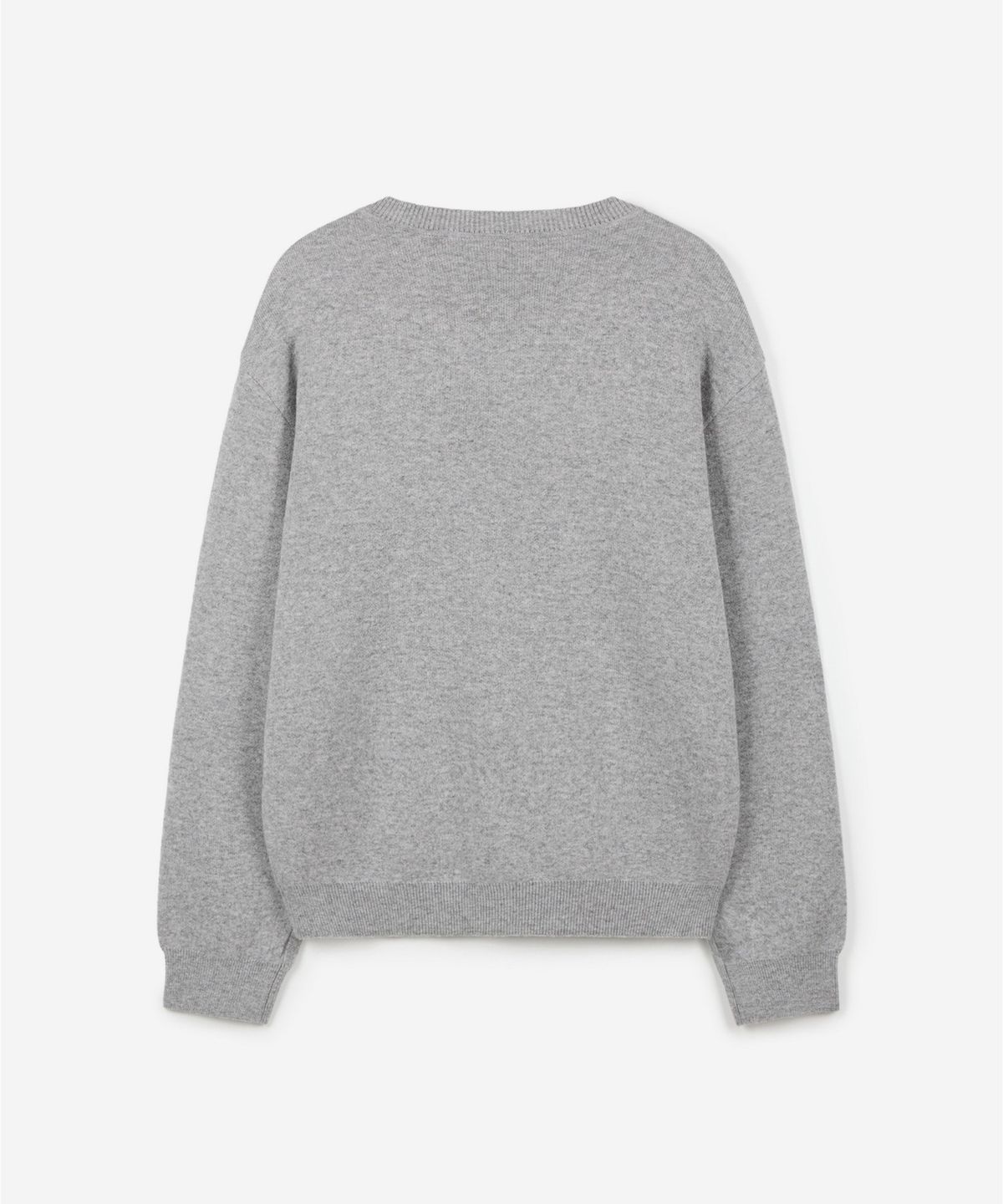 티엔지티 우먼(TNGT WOMAN) W Cashmere Blended V-Neck Knit Top (Grey) TNSW6F114G2