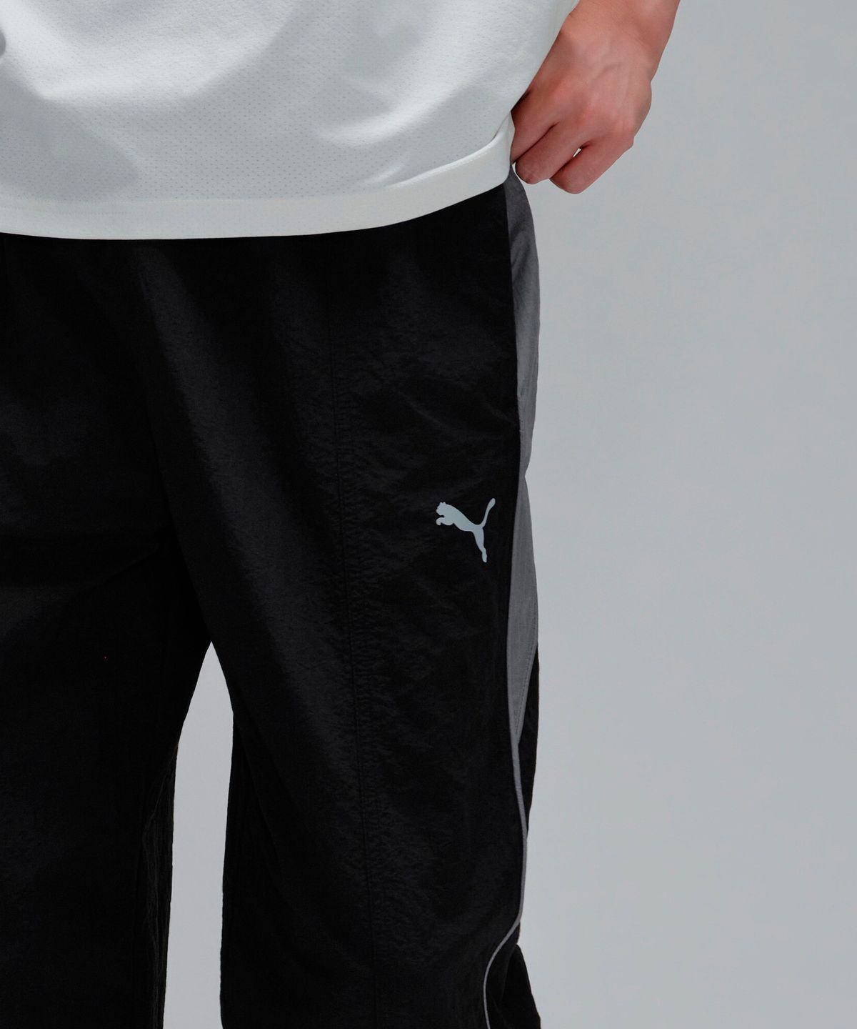 푸마(PUMA) 남성 컬러블럭 우븐 팬츠 M Colorblock Woven Pants (66146701)