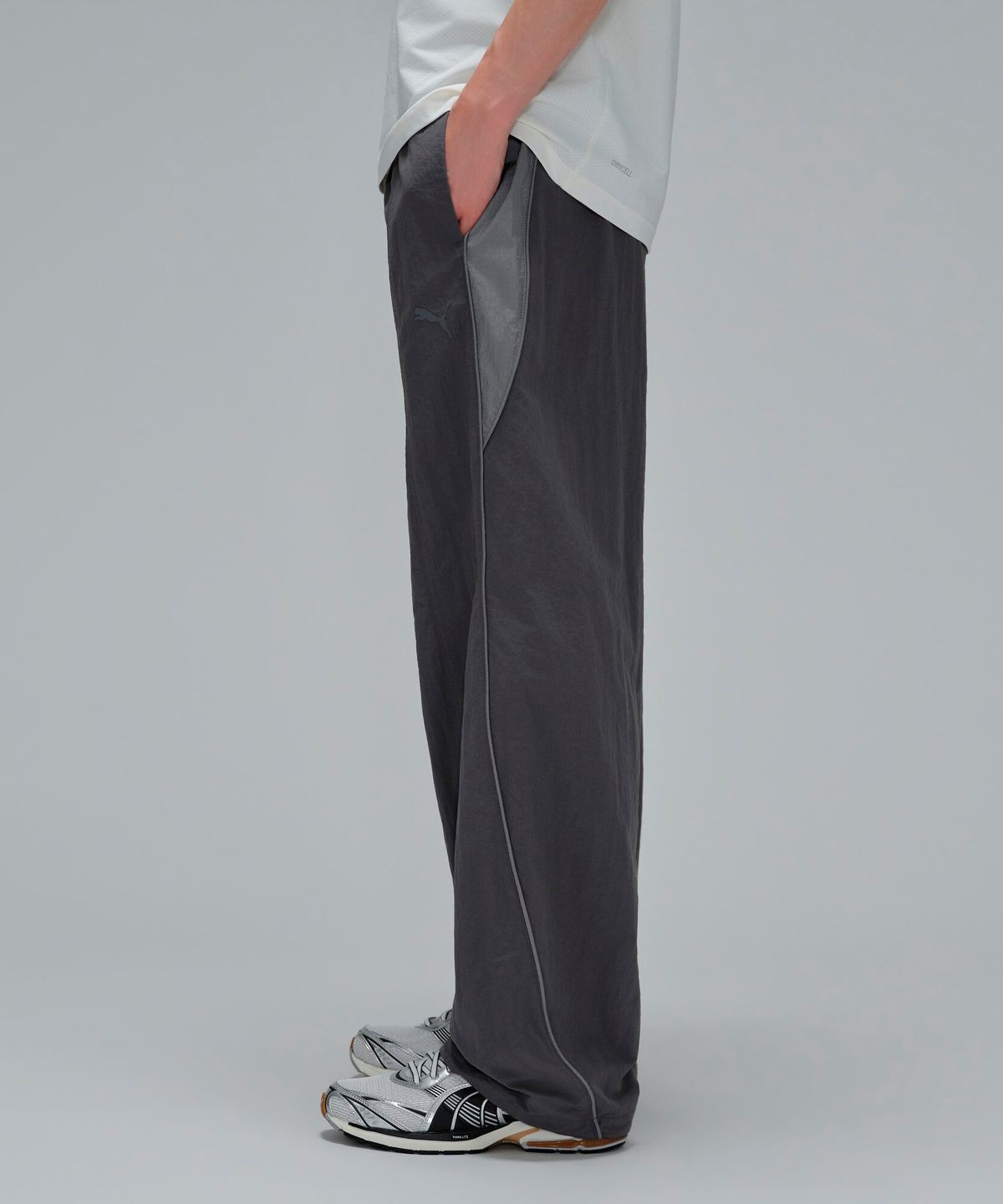 푸마(PUMA) 남성 컬러블럭 우븐 팬츠 M Colorblock Woven Pants (66146702)