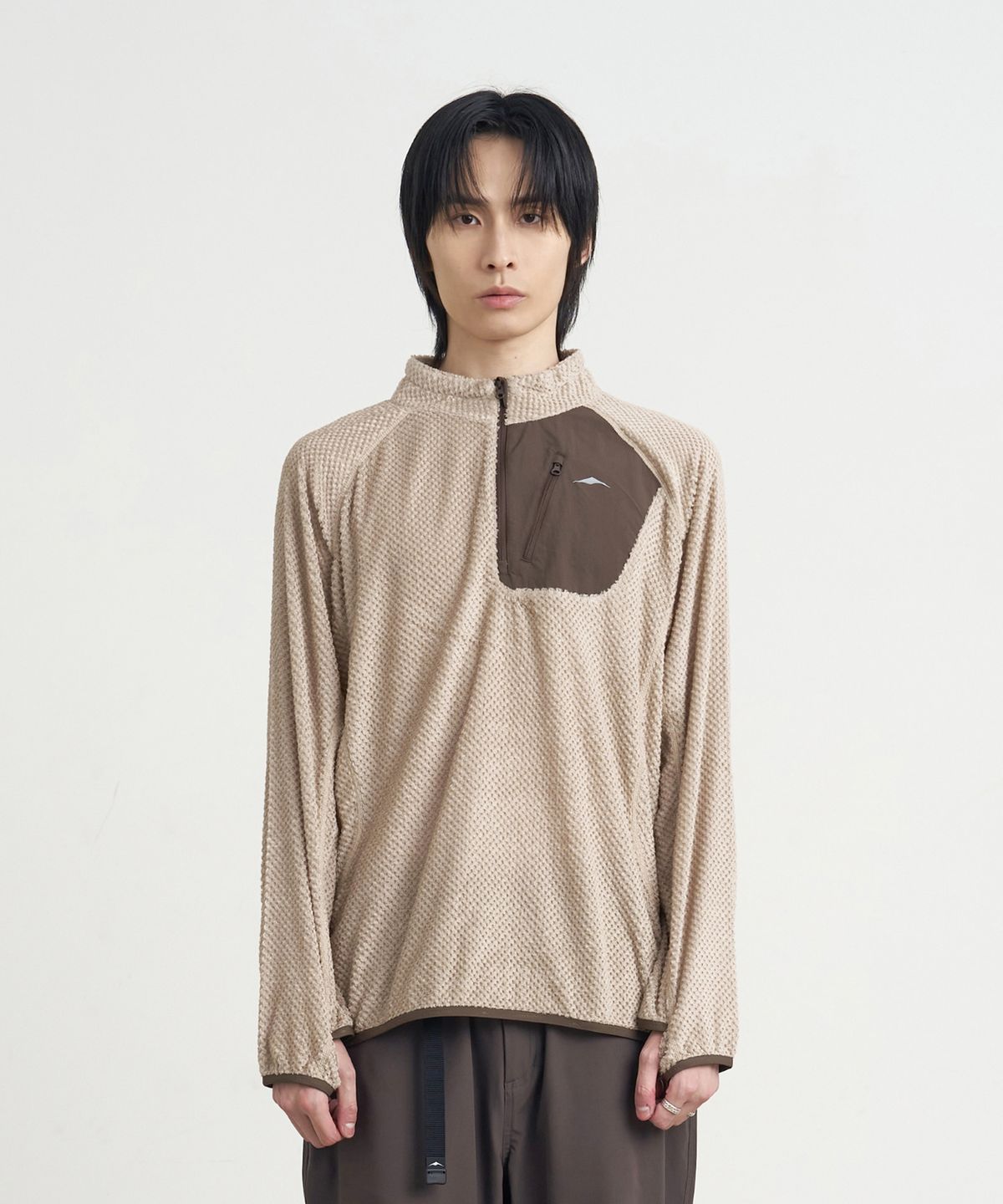 고요웨어(GOYOWEAR) 옥타 라이트 웨이트 하프 집 (베이지)
