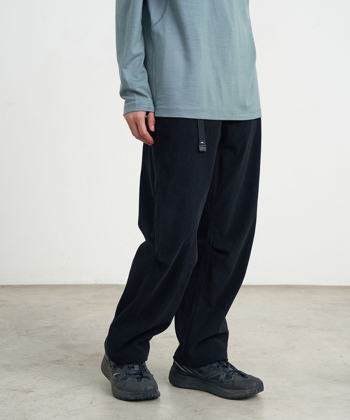 고요웨어(GOYOWEAR) 와이드 코듀로이 팬츠 (블랙)