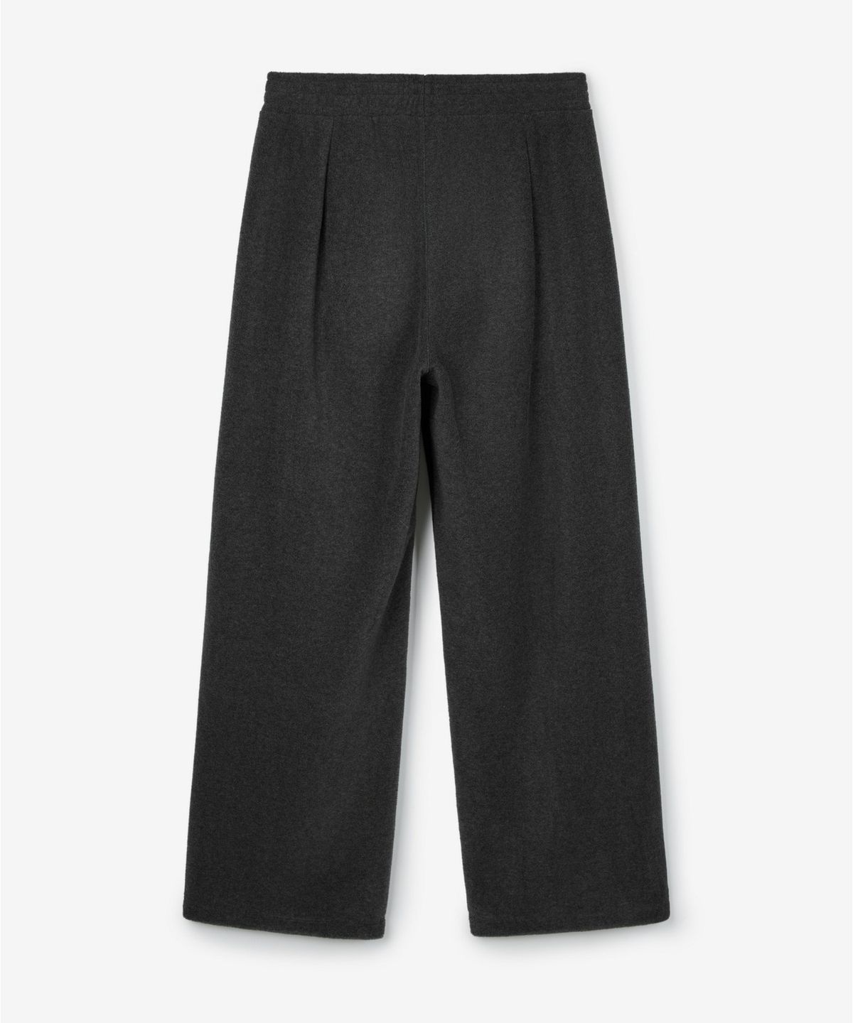 티엔지티 우먼(TNGT WOMAN) W Fleece Wide-Leg Pants (Dark Grey) TNPA6F112CG