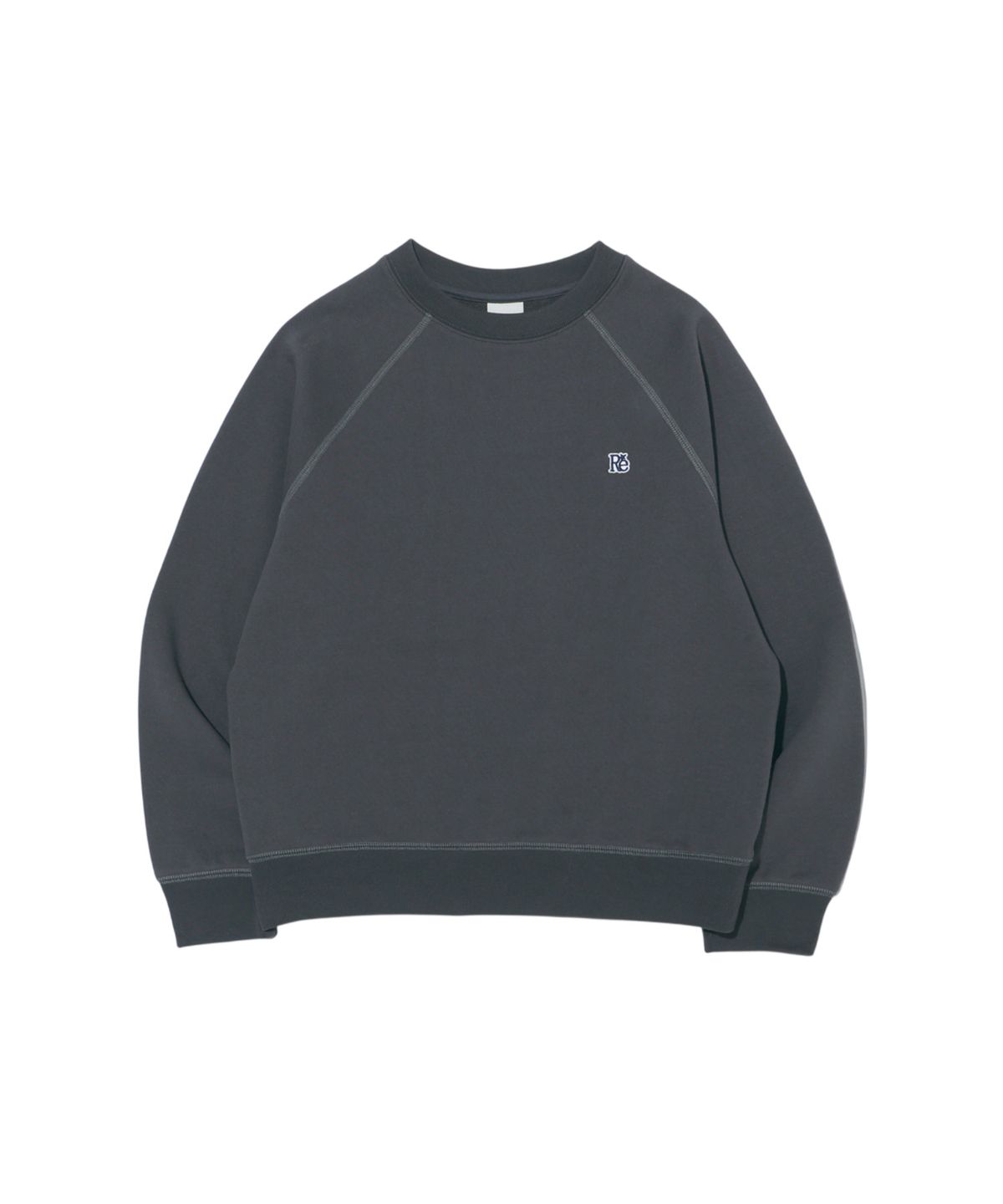 유니버스 가먼트(UNIVERSE GARMENT) 데일리 오버핏 맨투맨_CHARCOAL