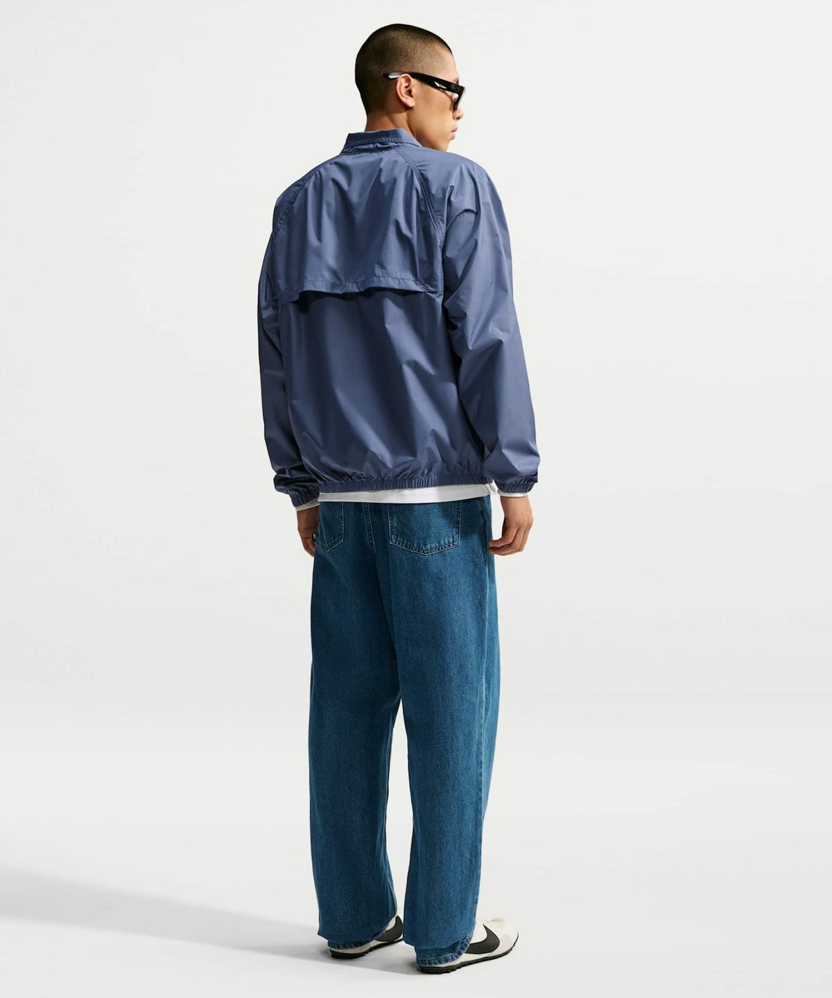 나이키(NIKE) 스포츠웨어 클럽 로스코 풀집 재킷 M - 디퓨즈드 블루:화이트 / HV1140-491