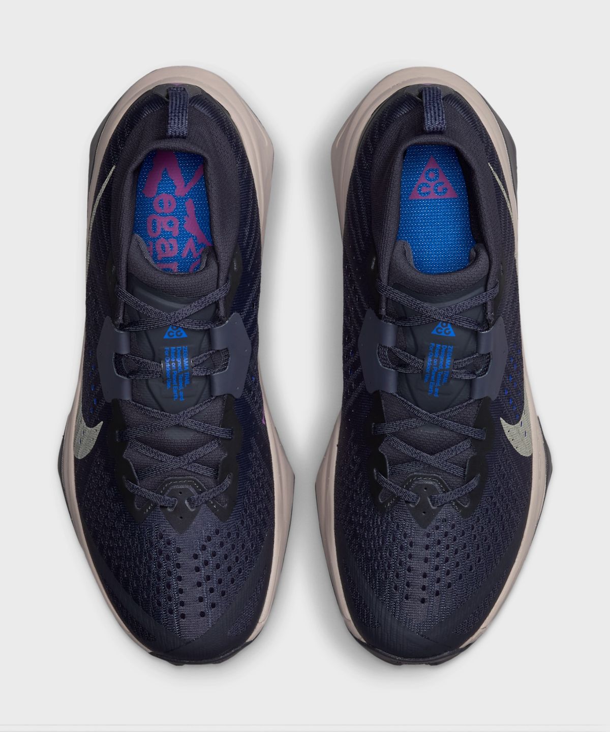 나이키(NIKE) ACG 제가마 트레일 M - 그리드아이언:퍼플 다이너스티:레이서 블루:크림 II / HV8113-007