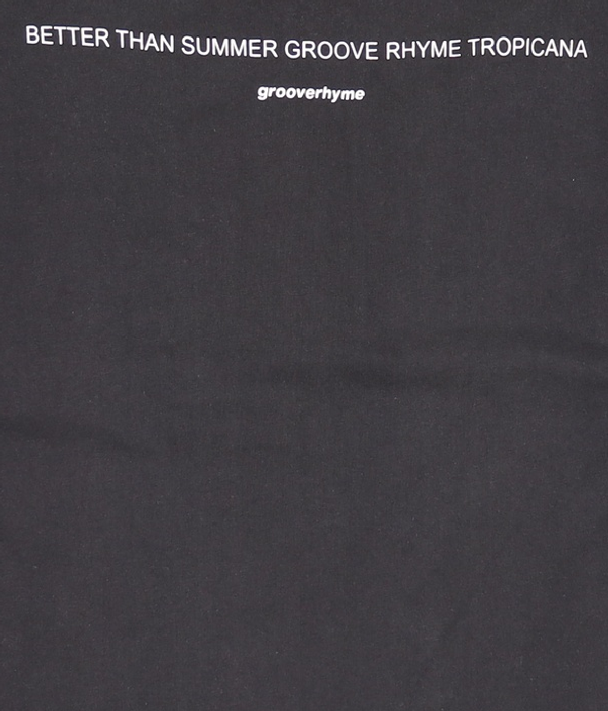그루브라임(GROOVE RHYME) 2018 BEACH PHOTO PRINT T-SHIRTS (BLACK) [GTS054G23BK] L