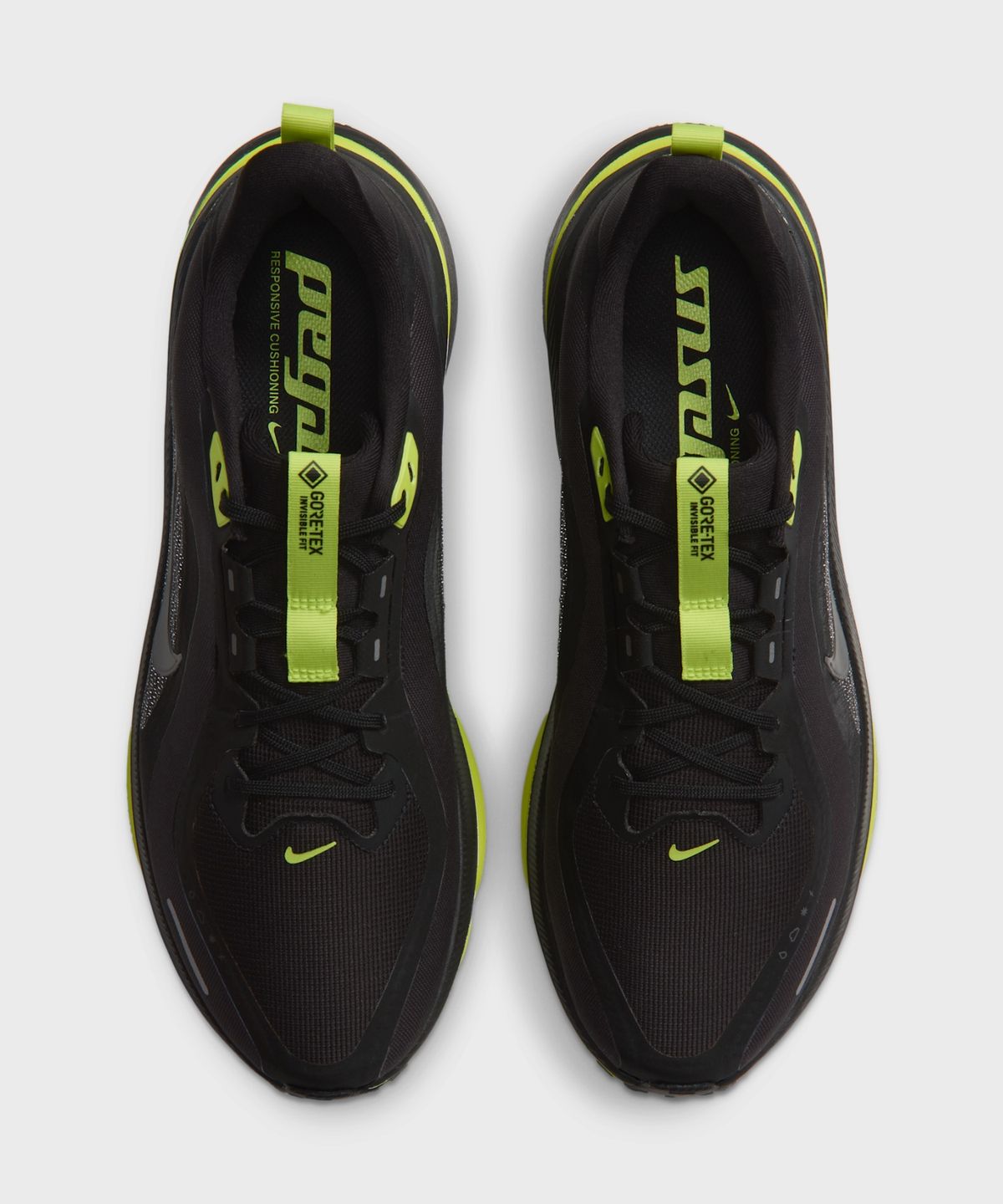 나이키(NIKE) 페가수스 42 GORE-TEX M - 블랙:레몬 베넘:메탈릭 다크 그레이 / IQ0450-001