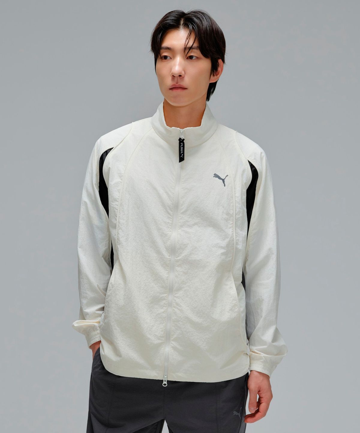 푸마(PUMA) 남성 컬러블럭 우븐 자켓 M Colorblock Woven Jacket (61169002)