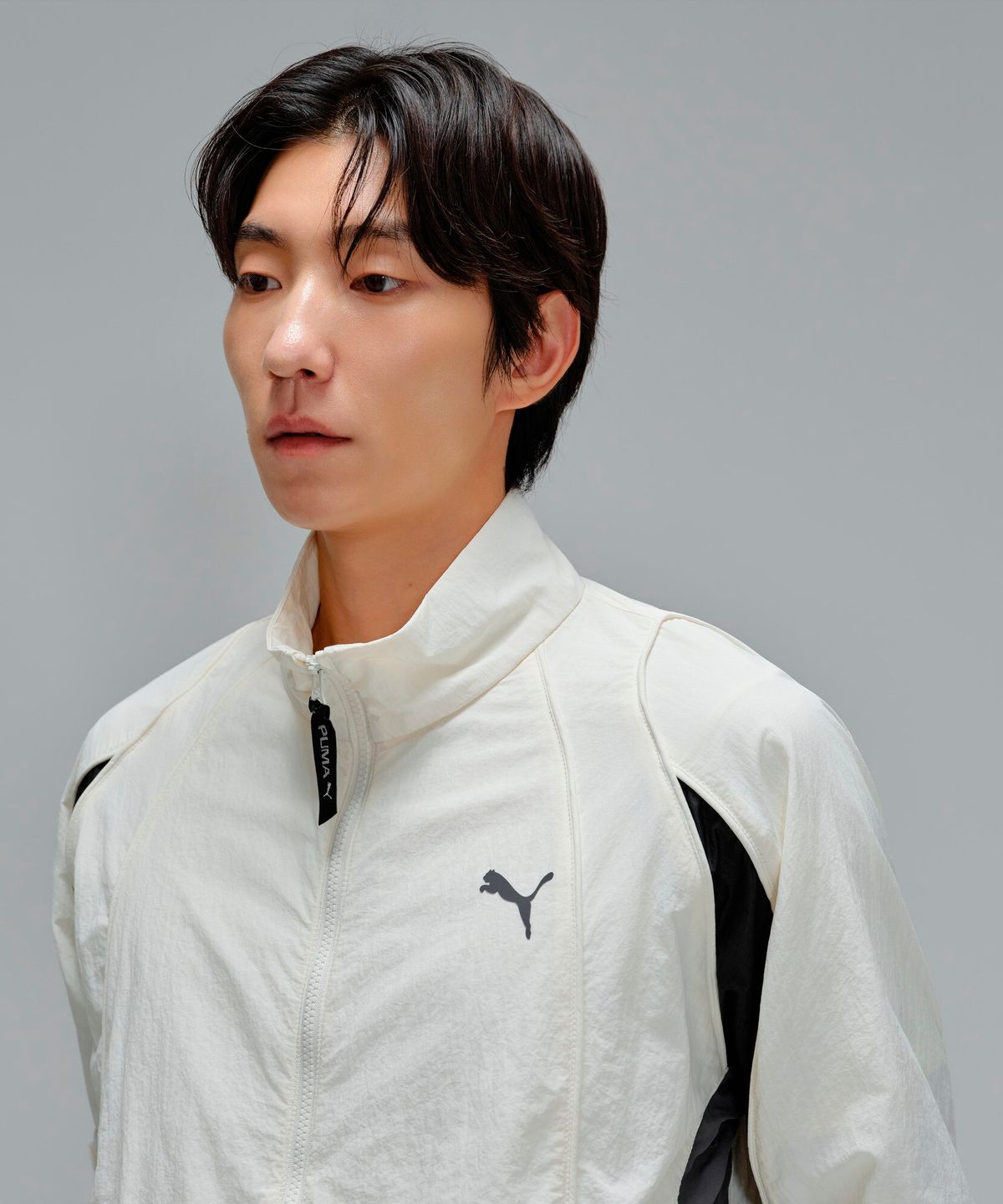 푸마(PUMA) 남성 컬러블럭 우븐 자켓 M Colorblock Woven Jacket (61169002)