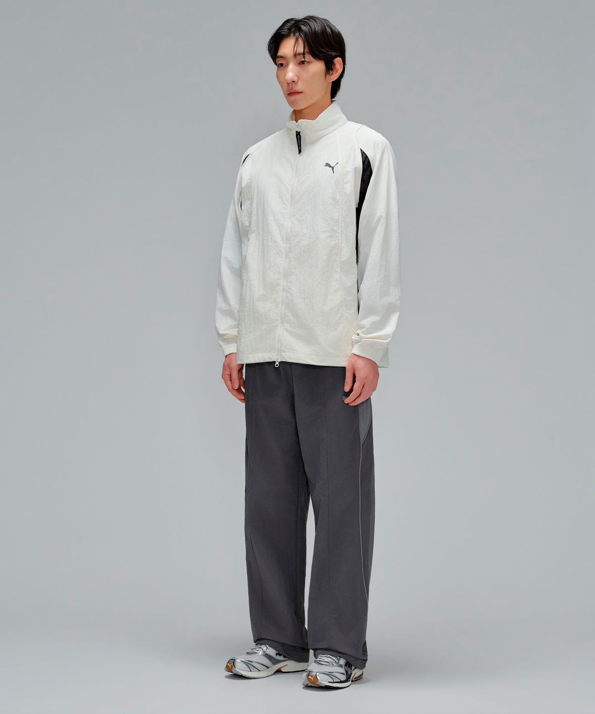 푸마(PUMA) 남성 컬러블럭 우븐 자켓 M Colorblock Woven Jacket (61169002)