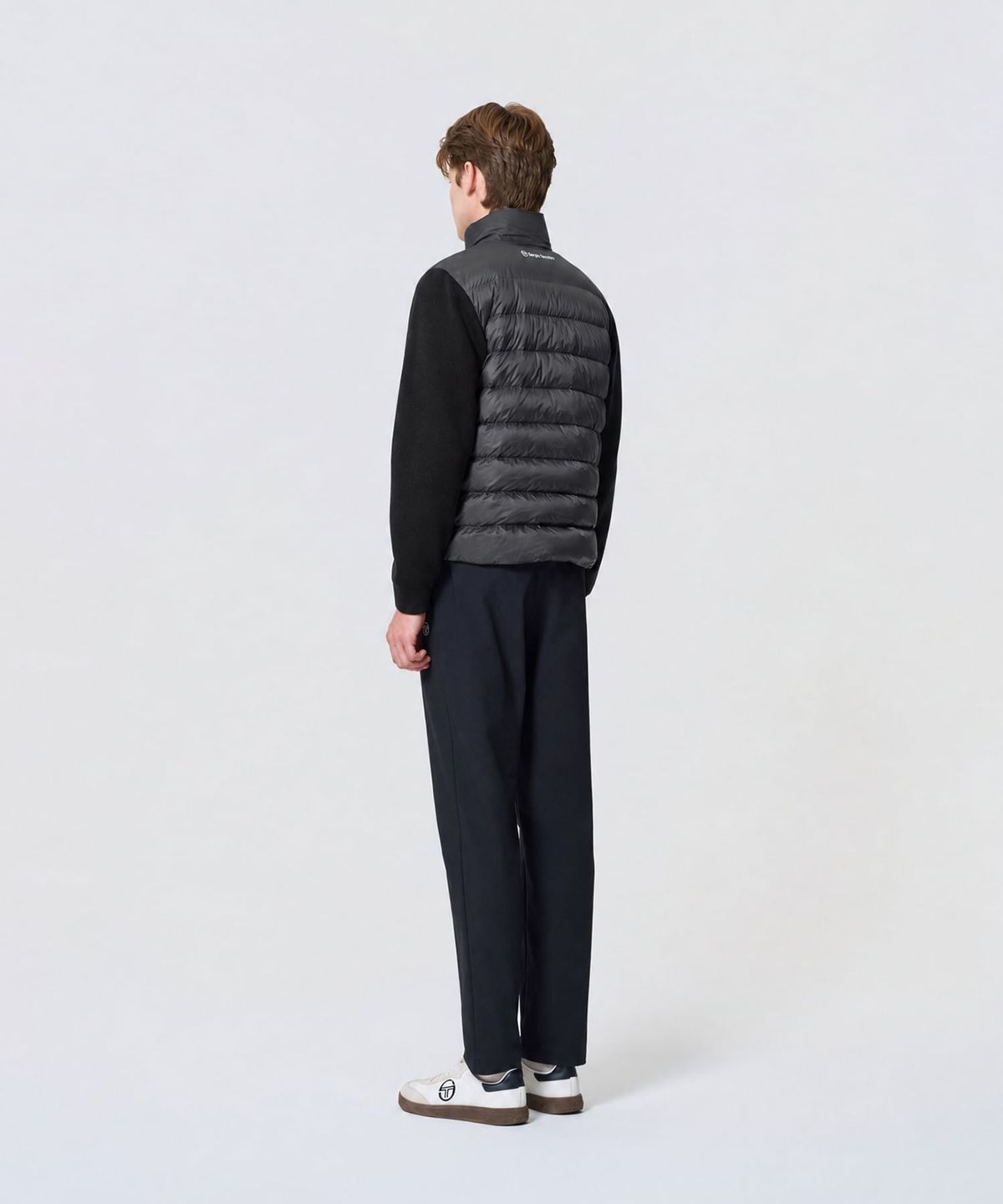세르지오 타키니(SERGIO TACCHINI) M 스웨터 하이브리드 다운 (Black)