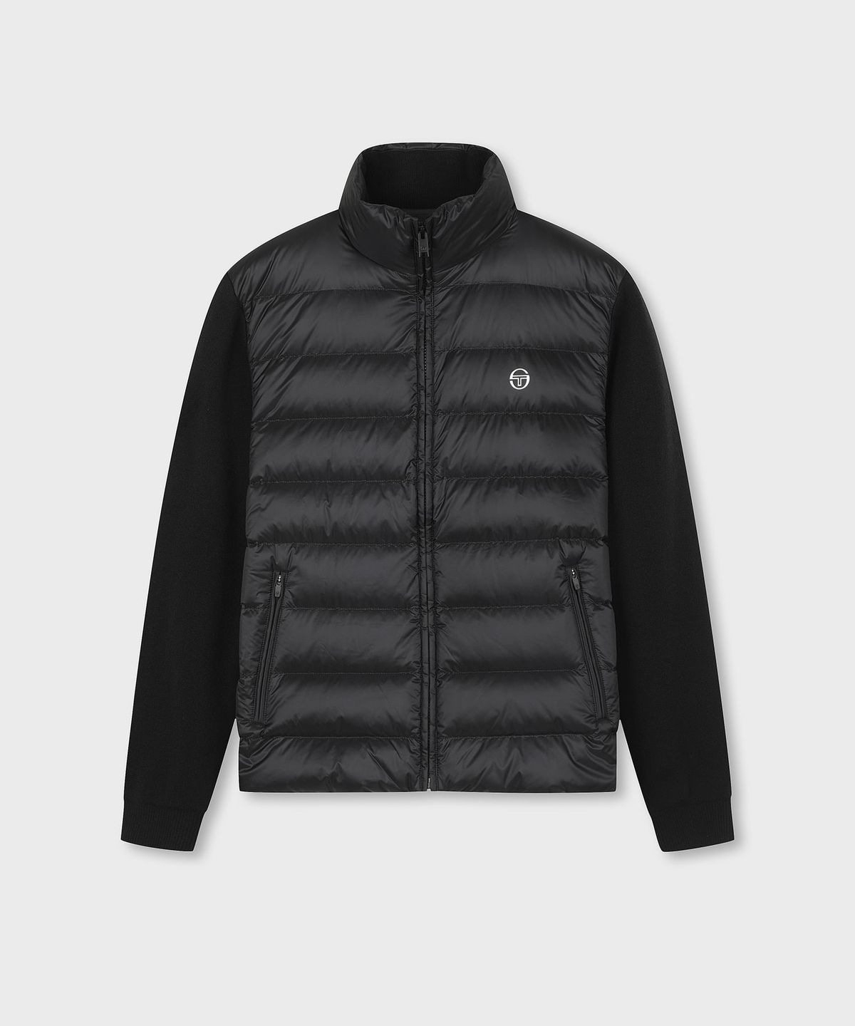 세르지오 타키니(SERGIO TACCHINI) M 스웨터 하이브리드 다운 (Black)