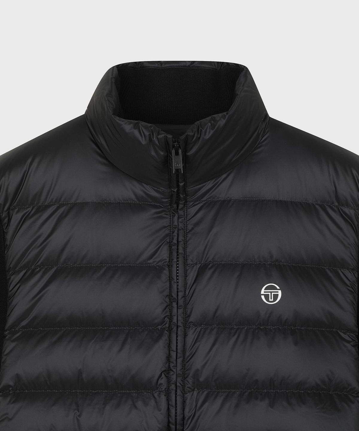 세르지오 타키니(SERGIO TACCHINI) M 스웨터 하이브리드 다운 (Black)