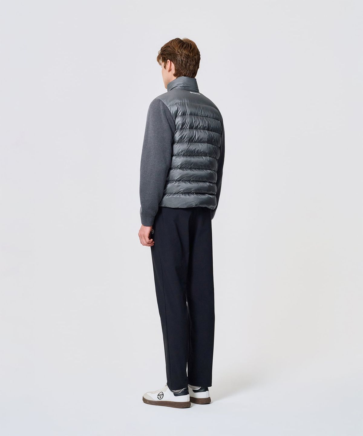 세르지오 타키니(SERGIO TACCHINI) M 스웨터 하이브리드 다운 (D.Grey)