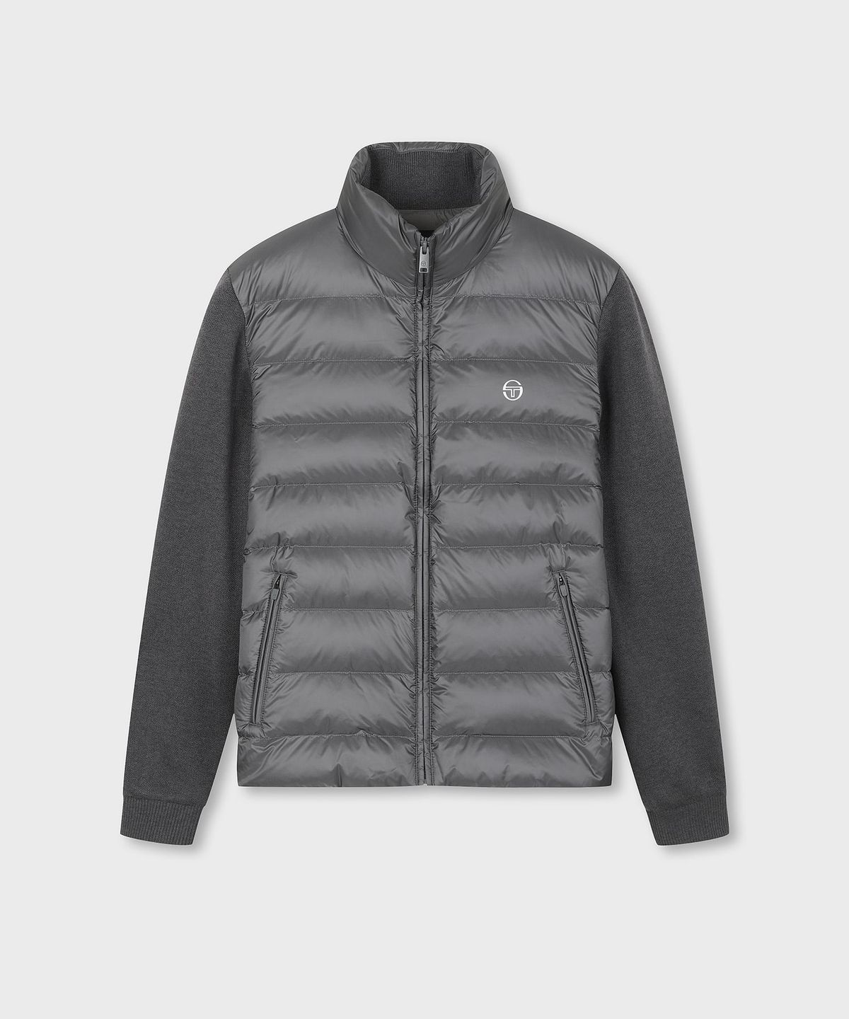 세르지오 타키니(SERGIO TACCHINI) M 스웨터 하이브리드 다운 (D.Grey)