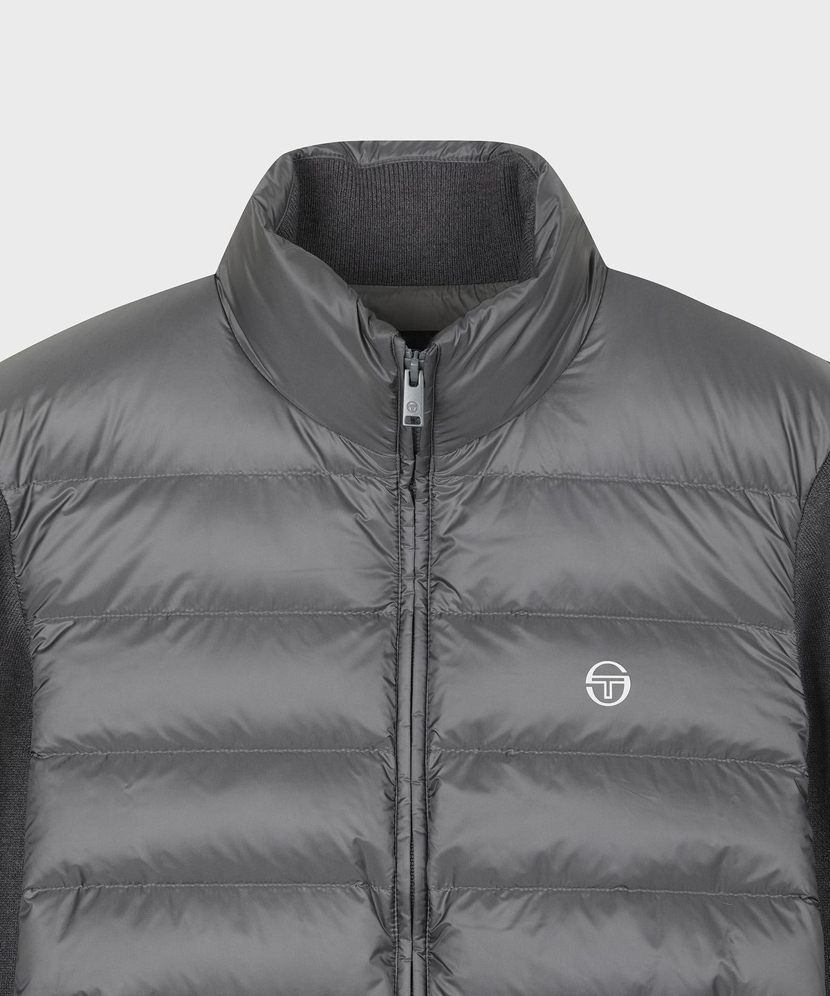 세르지오 타키니(SERGIO TACCHINI) M 스웨터 하이브리드 다운 (D.Grey)