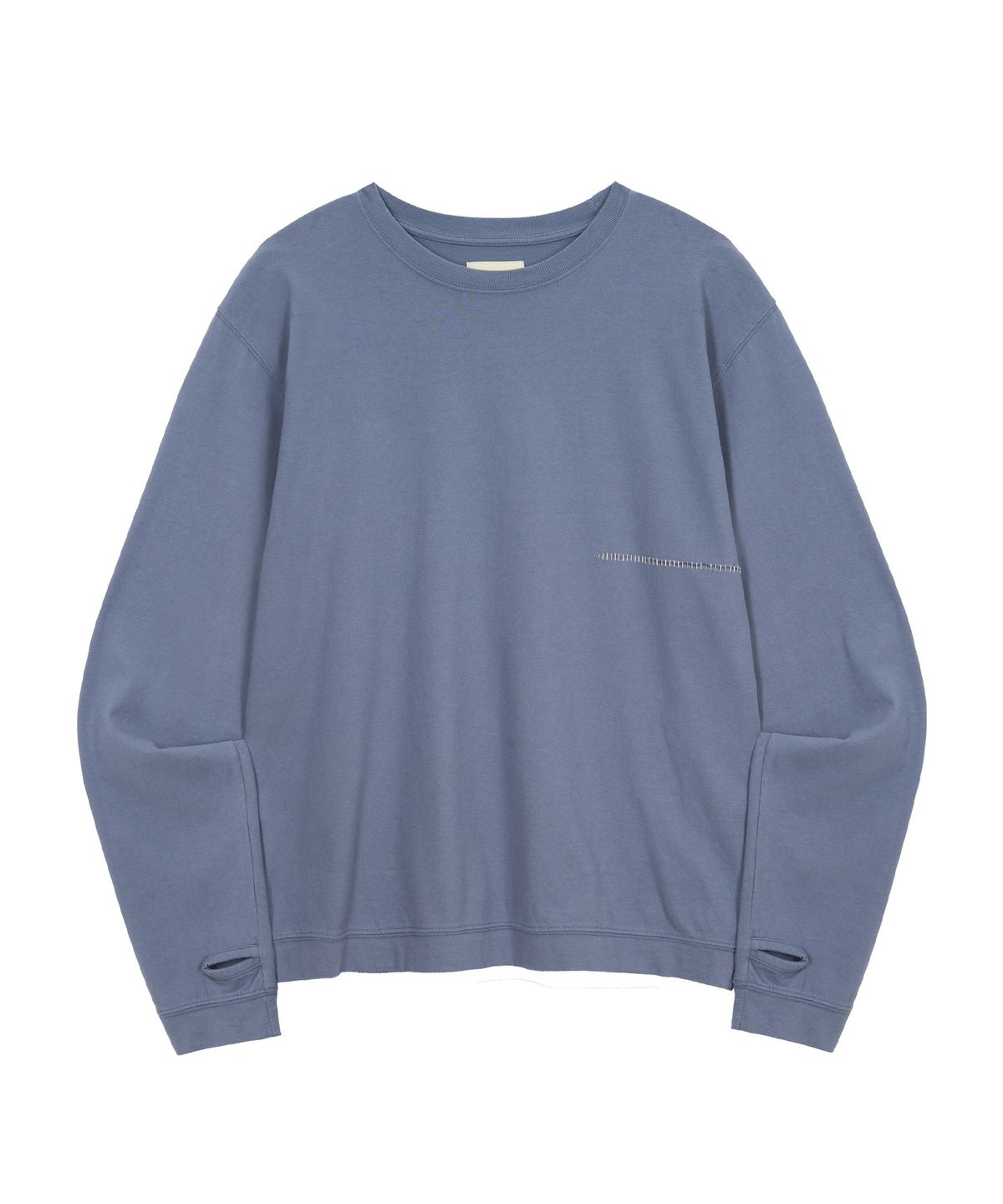 엔도어(ENDOOR) Finger Hole Stitch Long Sleeve (Steel Blue)