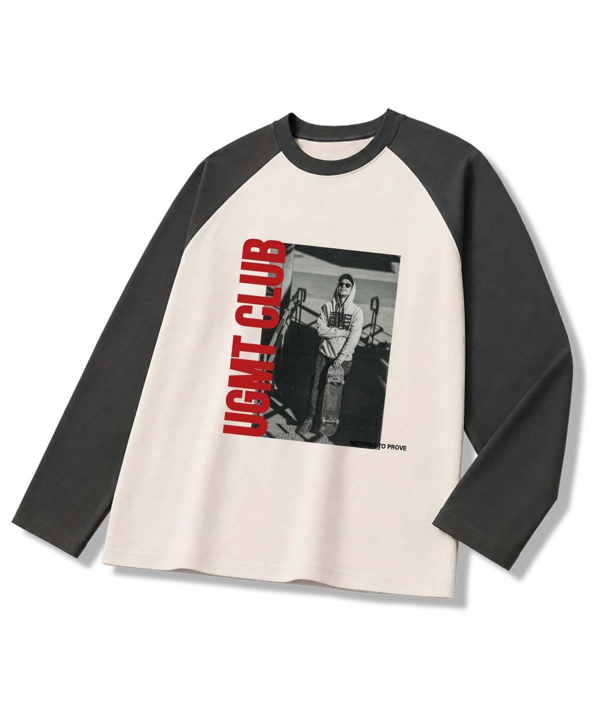 유니온가먼츠(UNION GARMENTS) 나띵투프로브 루즈핏 나그랑 긴팔 티셔츠 4COLOR