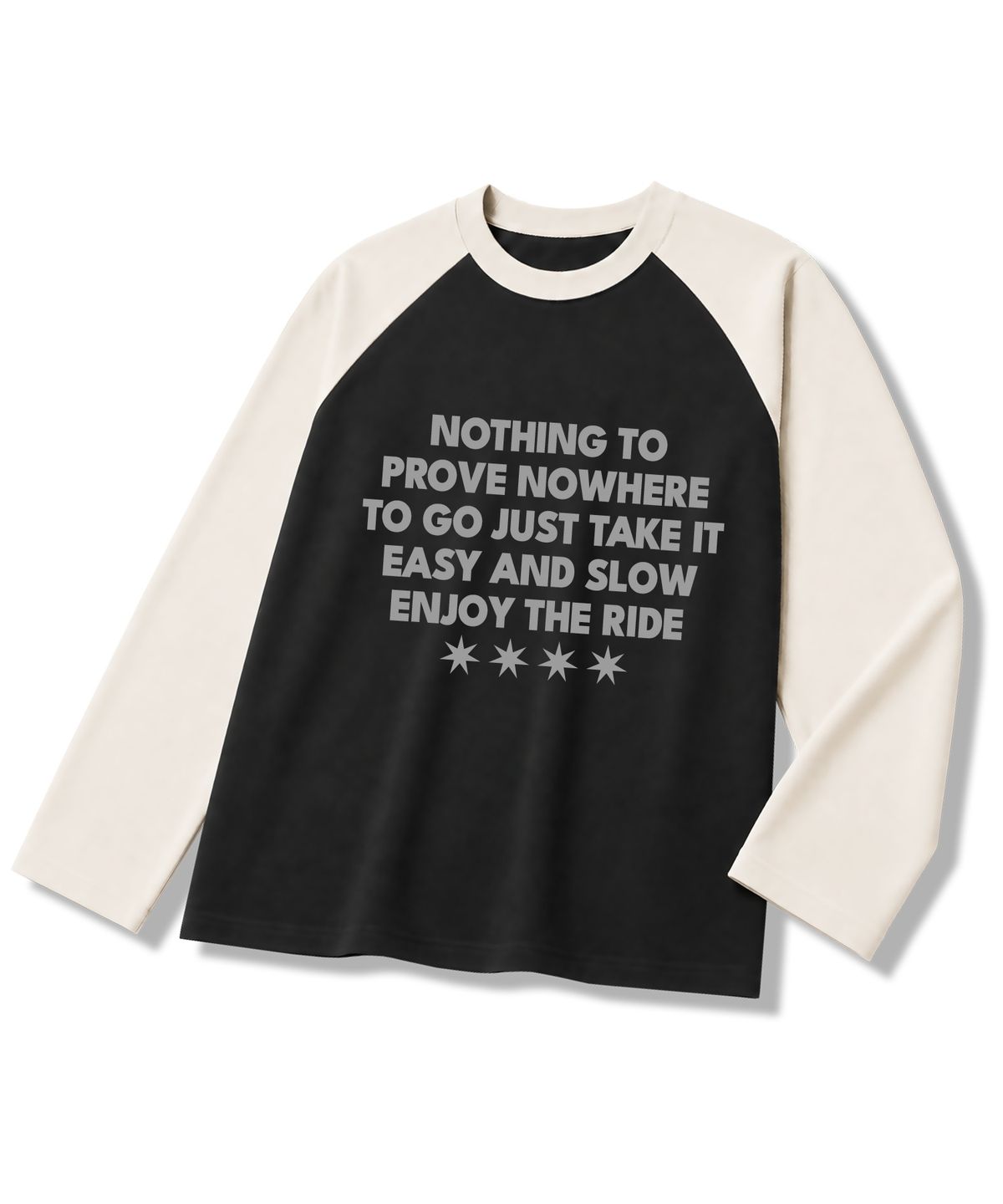 유니온가먼츠(UNION GARMENTS) 이지앤슬로우 루즈핏 나그랑 긴팔 티셔츠 4COLOR