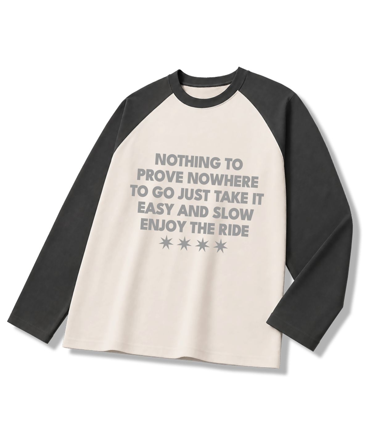 유니온가먼츠(UNION GARMENTS) 이지앤슬로우 루즈핏 나그랑 긴팔 티셔츠 4COLOR