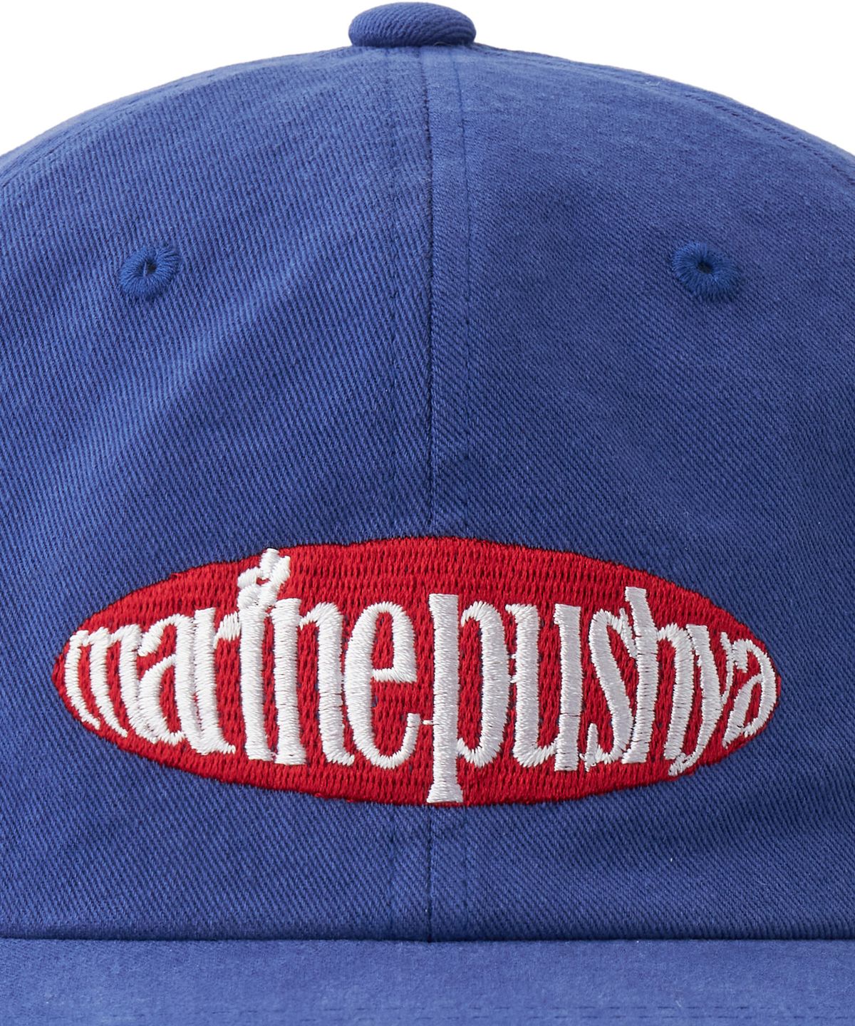 마린푸샤(MARINE PUSHYA) 3-Flower Flat Visor Cap / VIntage Blue