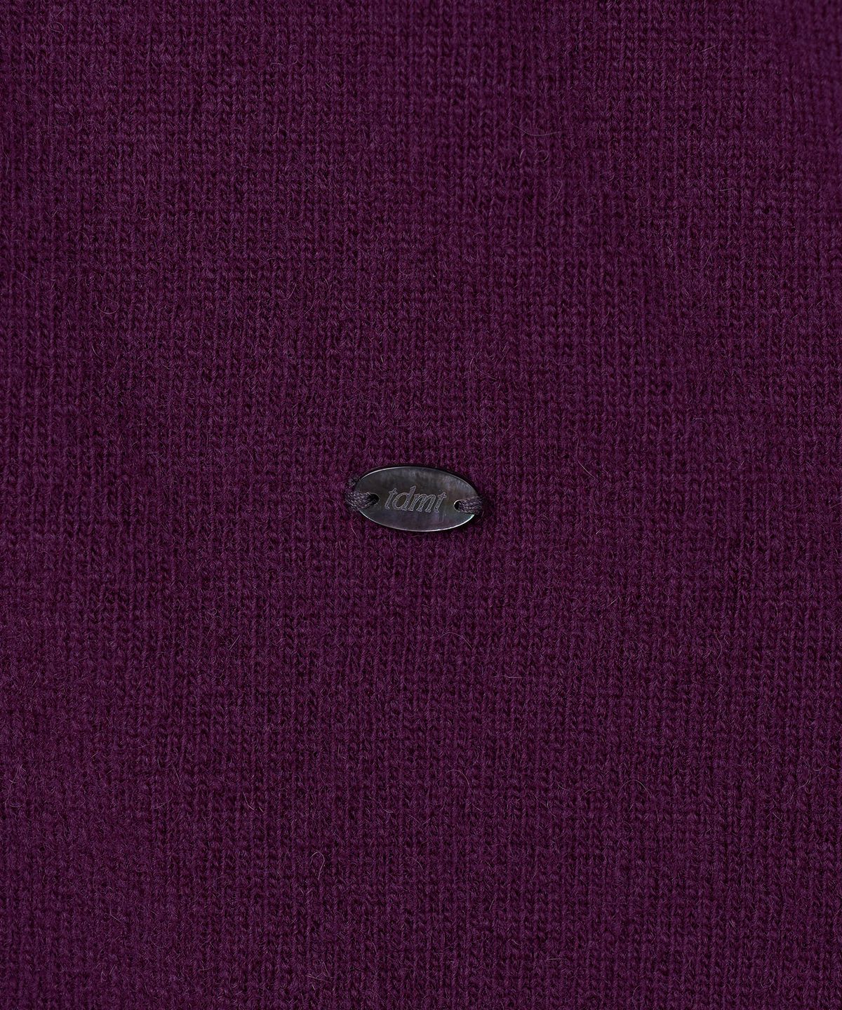 튜드먼트(TTUDEMENT) ESSENTIAL WOOL HENLEY NECK KNIT_GRAPE