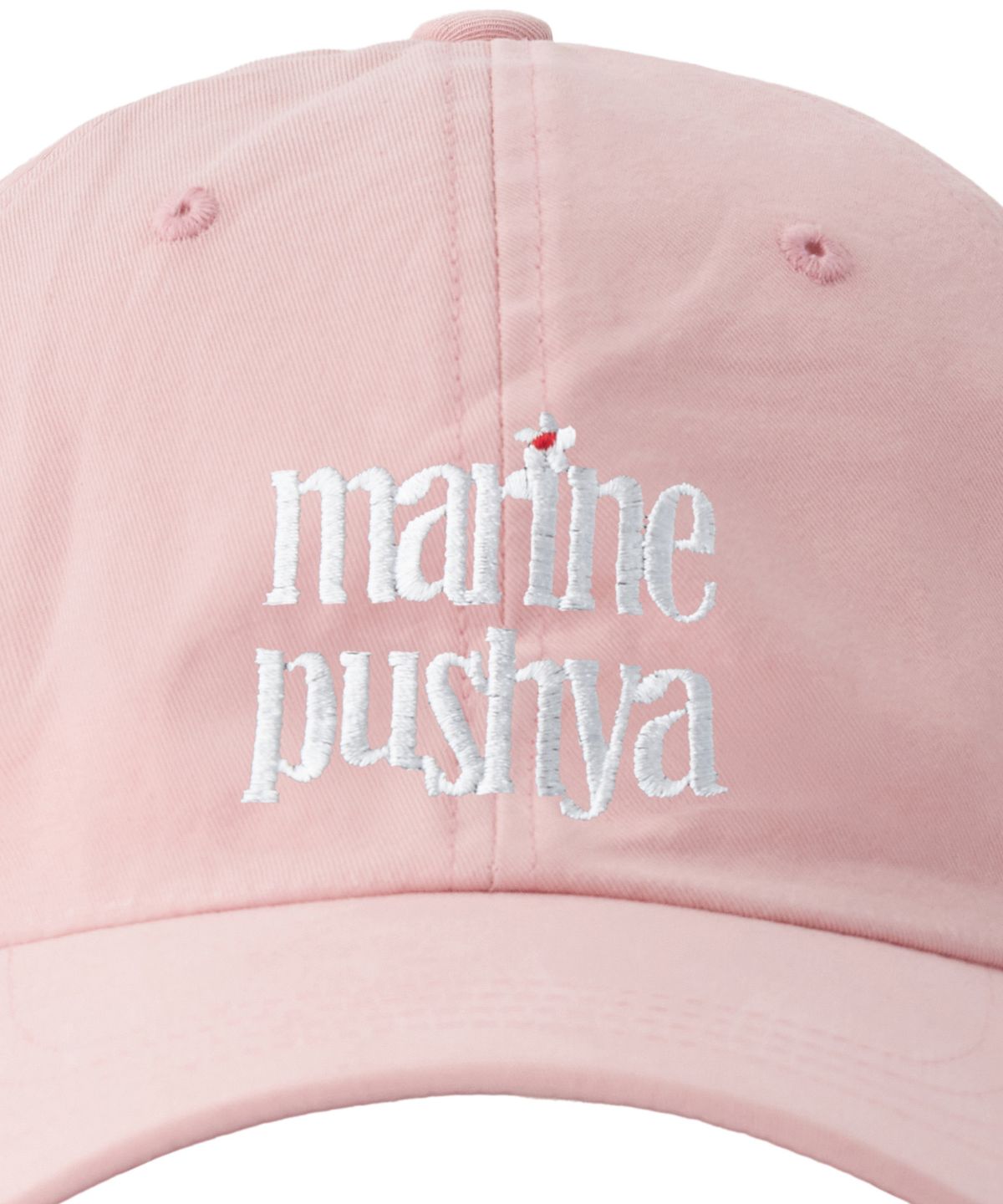 마린푸샤(MARINE PUSHYA) 3-Flower Ball Cap / Daily Pink