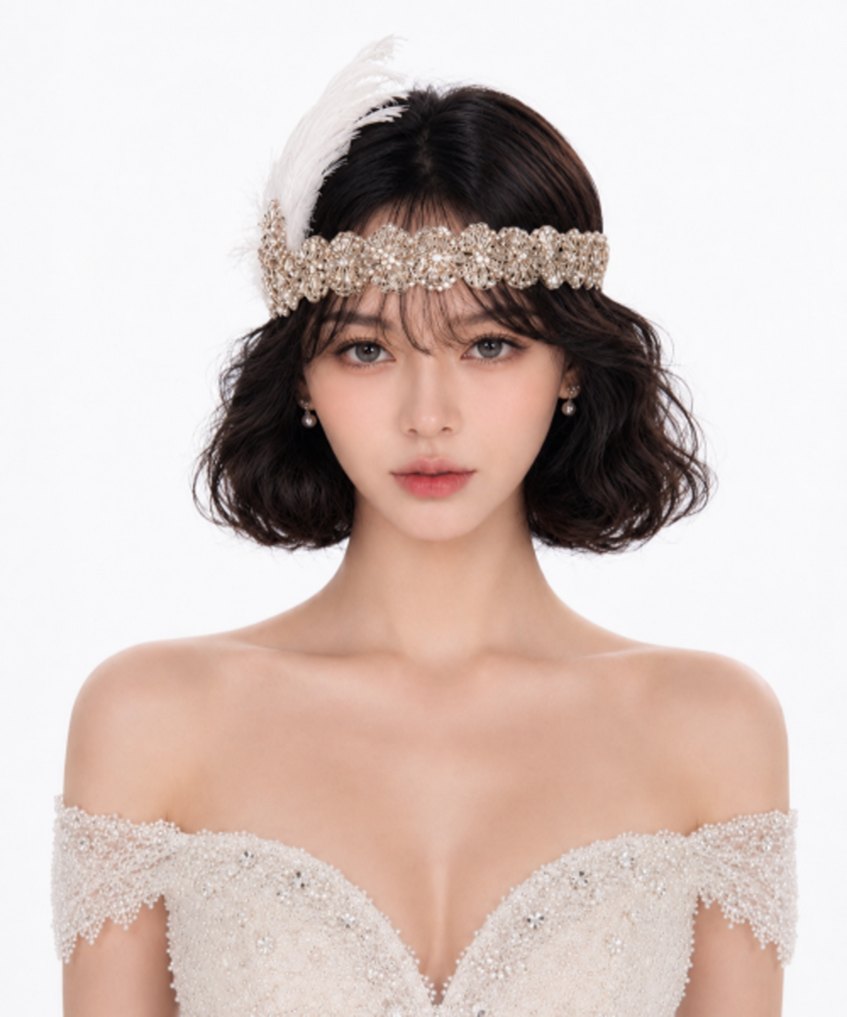 크레센트서울(CRESCENTSEOUL) 오렐리 웨딩 쥬얼 헤드피스