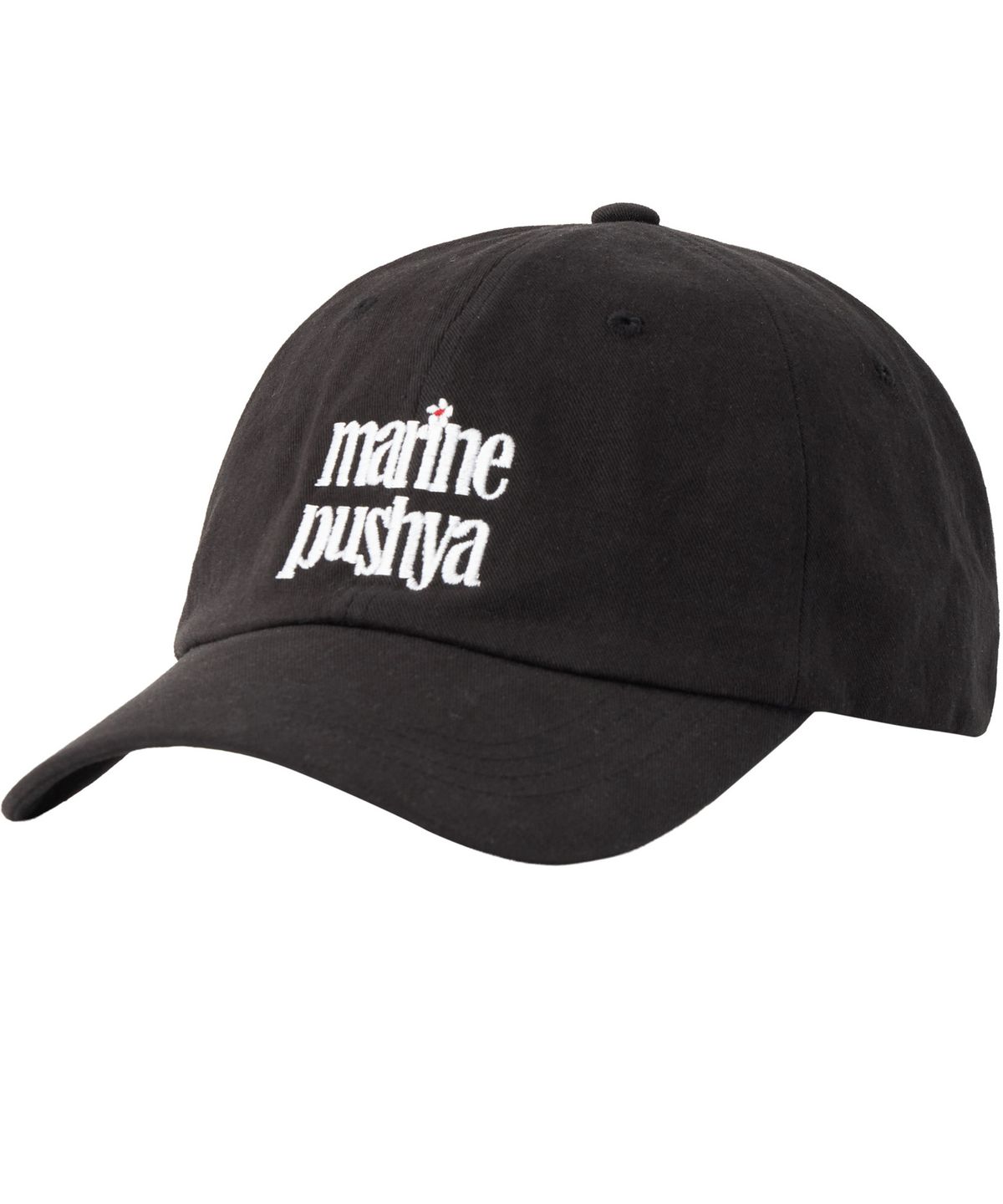 마린푸샤(MARINE PUSHYA) 3-Flower Ball Cap / Daily Black