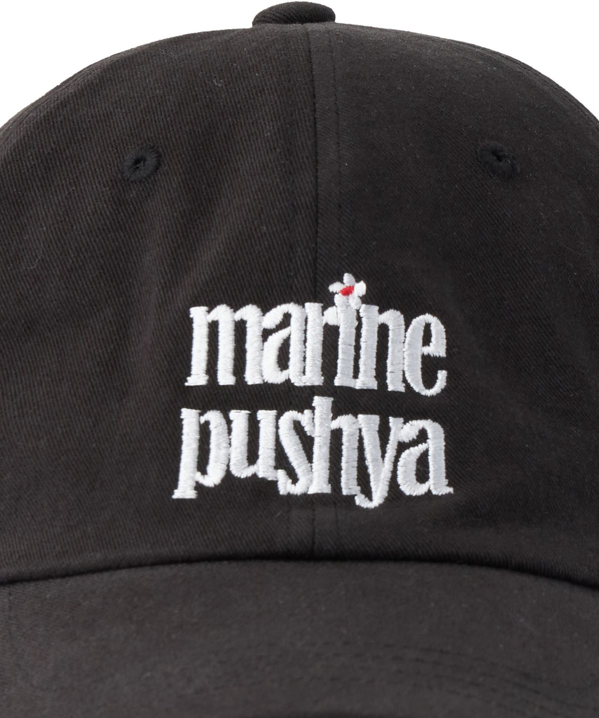 마린푸샤(MARINE PUSHYA) 3-Flower Ball Cap / Daily Black