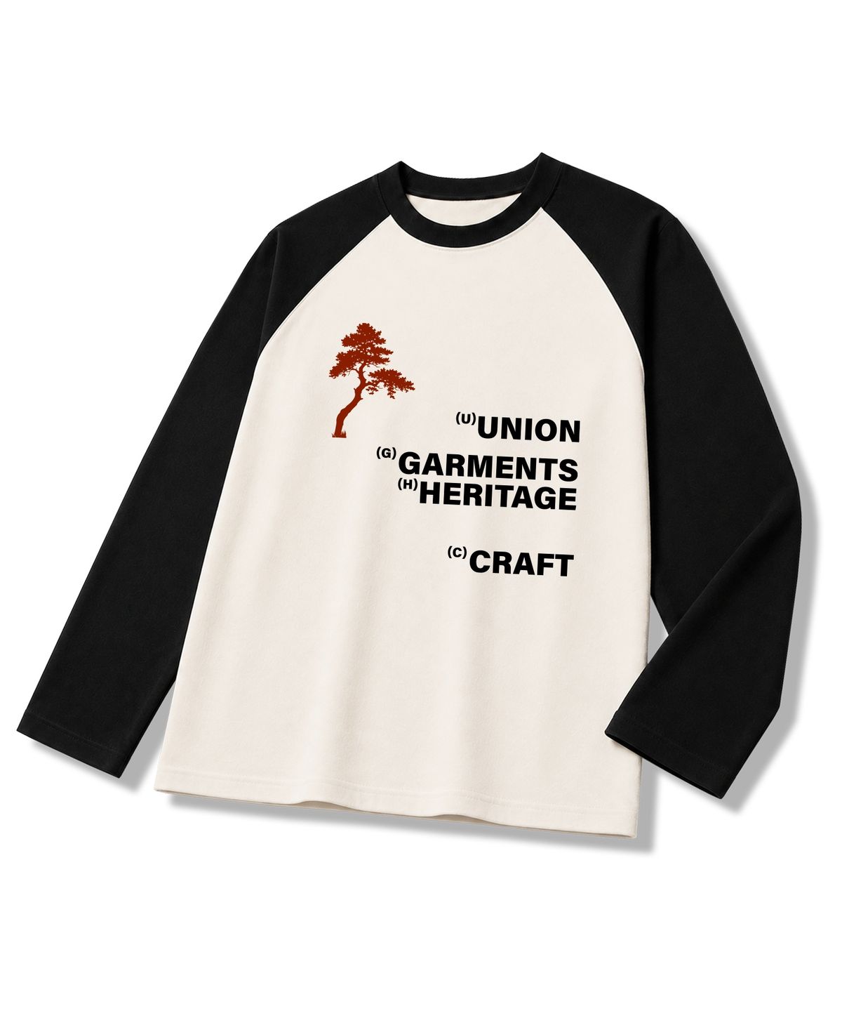 유니온가먼츠(UNION GARMENTS) 유니온크래프트 루즈핏 나그랑 긴팔 티셔츠 4COLOR