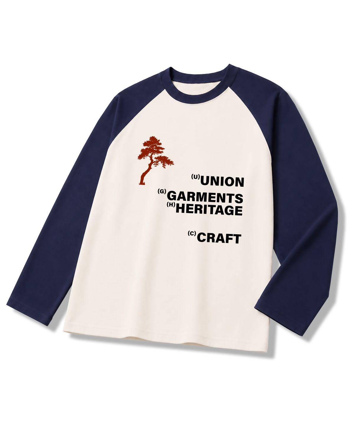 유니온가먼츠(UNION GARMENTS) 유니온크래프트 루즈핏 나그랑 긴팔 티셔츠 4COLOR