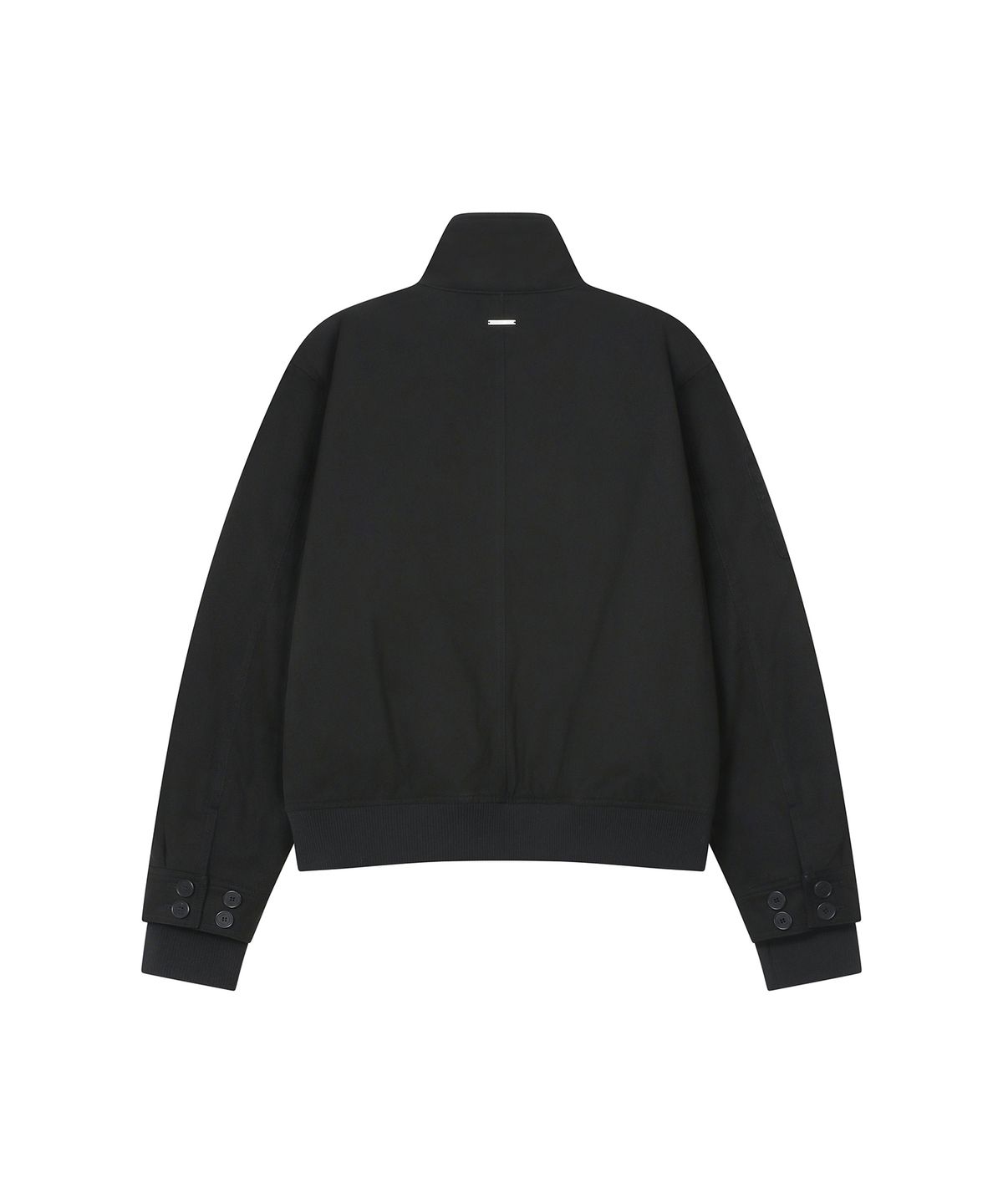 미세키서울(MISEKI SEOUL) Asymmetric bomber jacket BLACK
