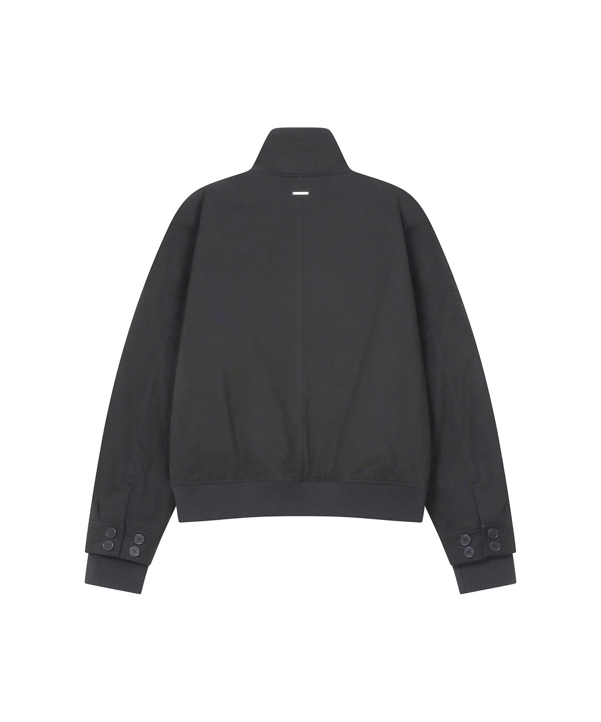 미세키서울(MISEKI SEOUL) Asymmetric bomber jacket CHARCOAL